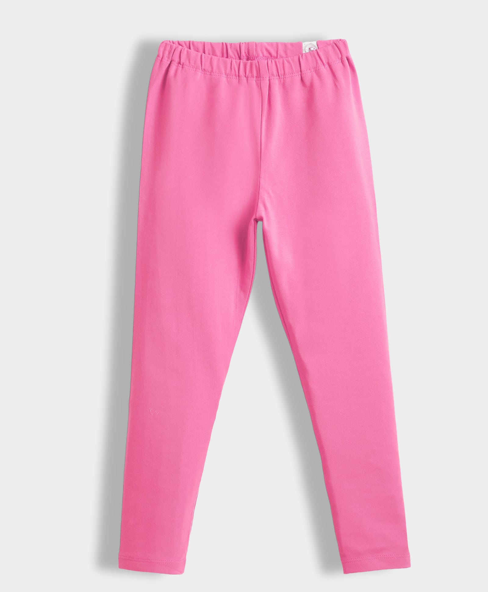 Orange Sugar Cotton Lycra Knit Solid Stretchable Leggings - Pink-picture-21