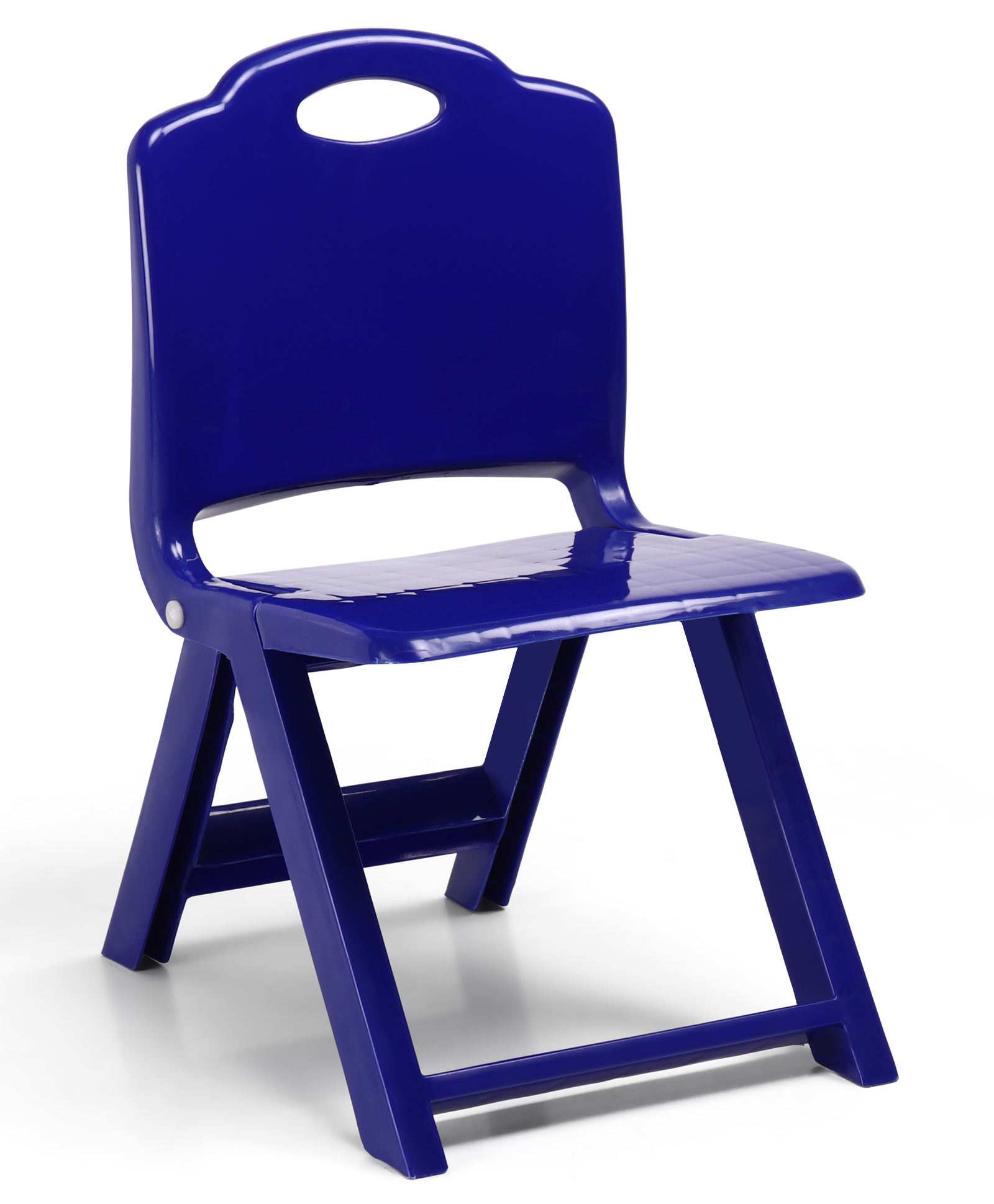 Babyhug Kids Portable Non-Slip Folding Chair| Light Weight & Portable| Ideal for Indoor & Outdoor| Home & Classroom Use| Comfortable Back Rest - Blue-picture-19