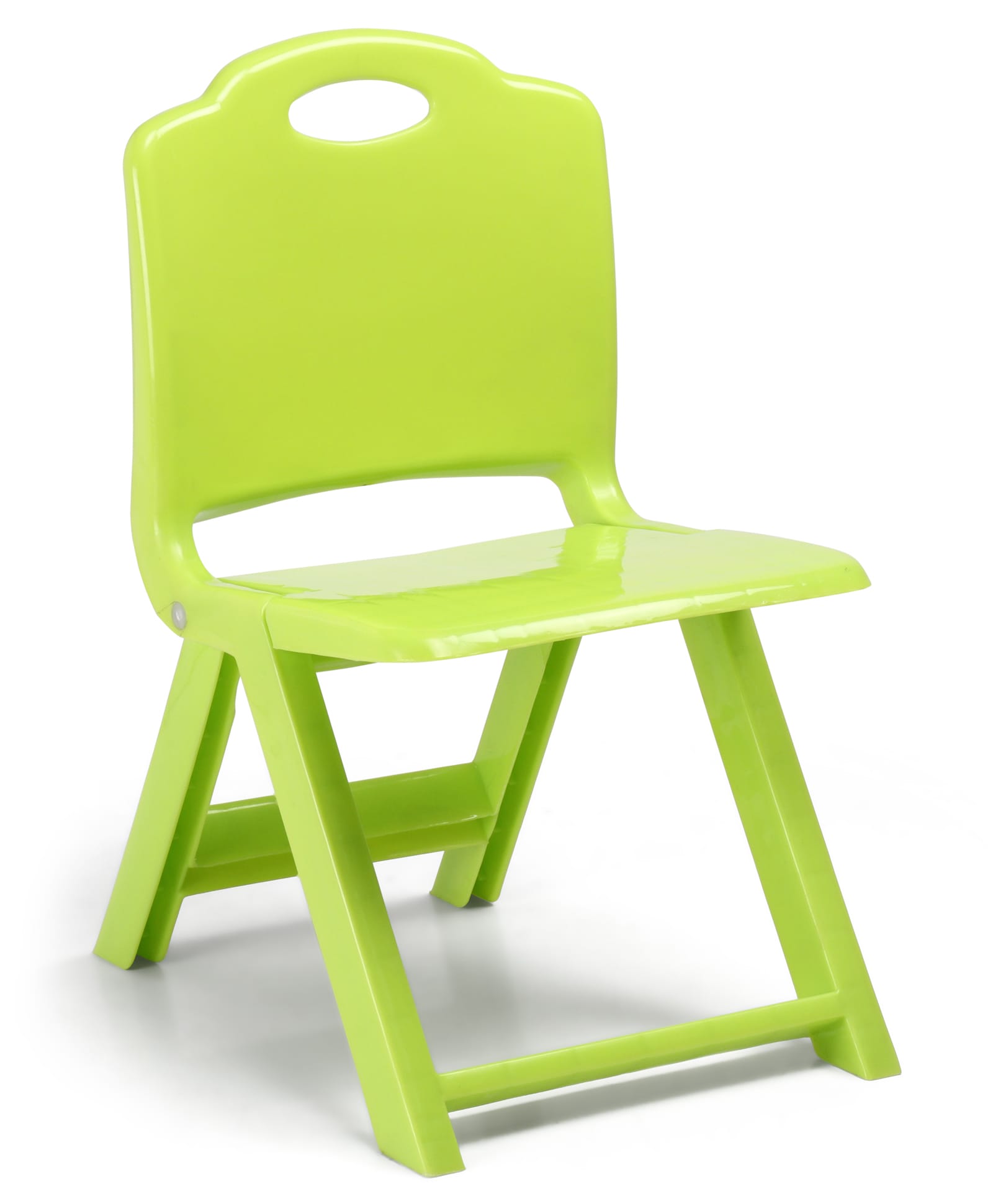 Babyhug Kids Portable Non-Slip Folding Chair| Light Weight & Portable| Ideal for Indoor & Outdoor| Home & Classroom Use| Comfortable Back Rest - Green-picture-18