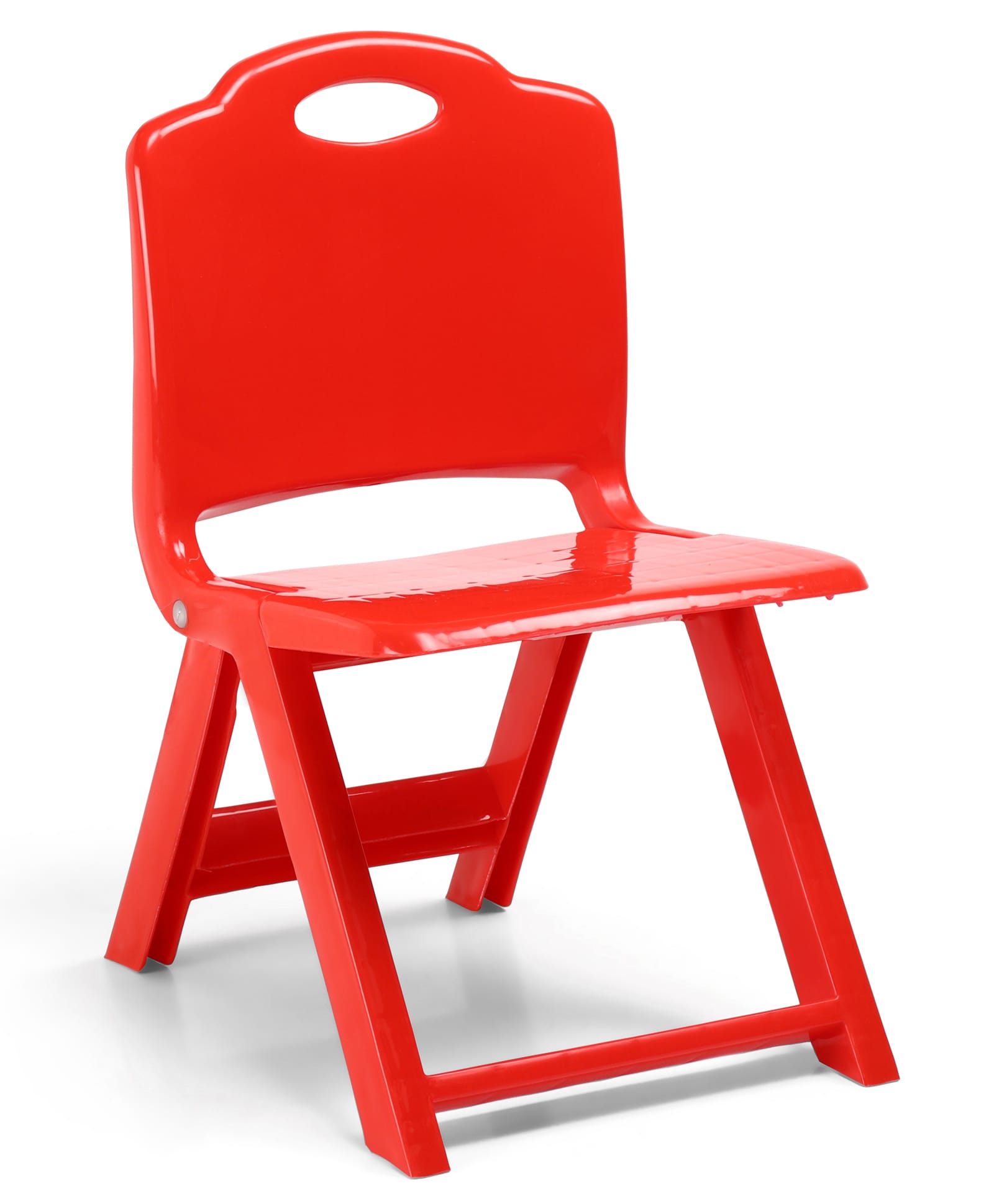 Babyhug Kids Portable Non-Slip Folding Chair| Light Weight & Portable| Ideal for Indoor & Outdoor| Home & Classroom Use| Comfortable Back Rest - Red-picture-15