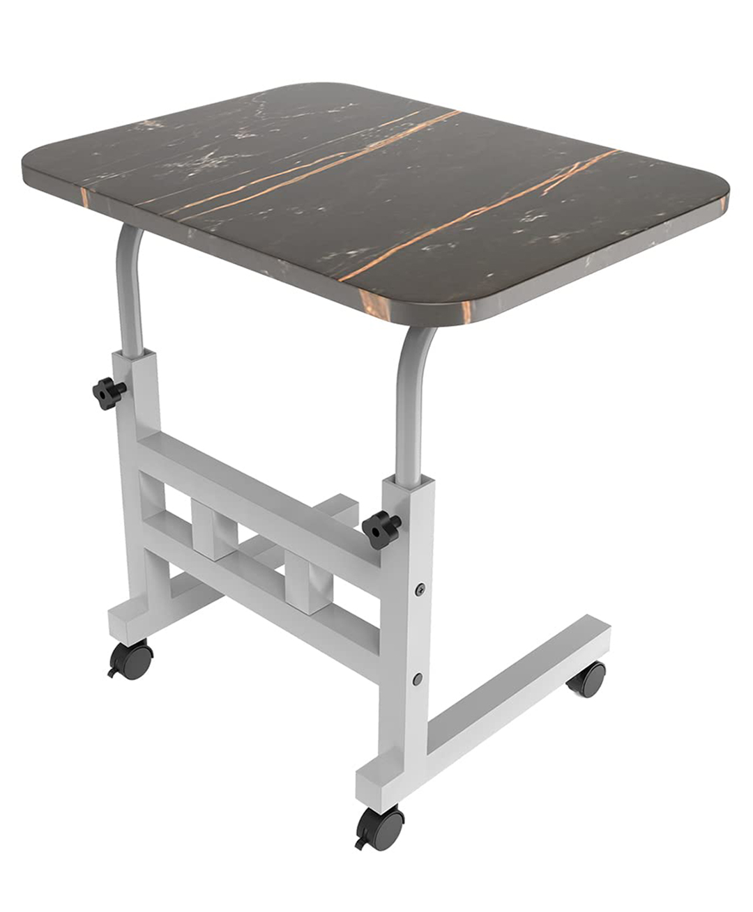Portronics My Buddy D Wood Multipurpose Movable & Adjustable Table for Computer & Laptop(Black)-image-26