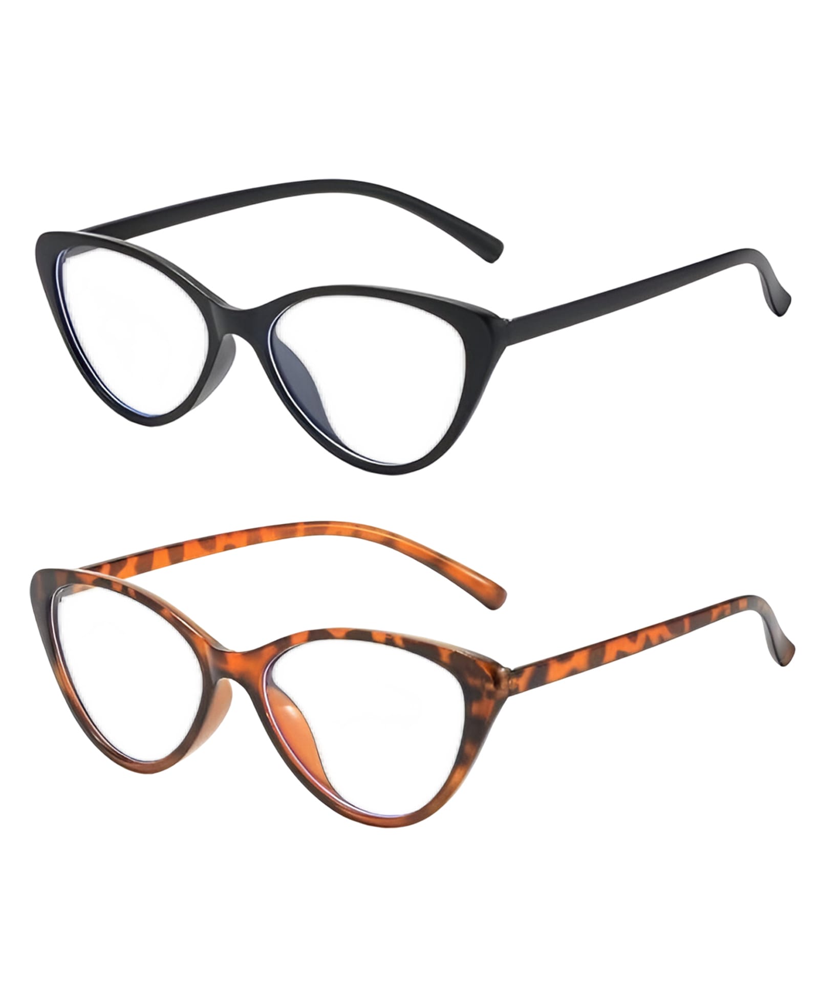 SYGA Pack of 2 Stylish and Protective The Perfect Way To Keep Your Eyes Safe Glasses Suitable for Women (Black & Brown)-image-7