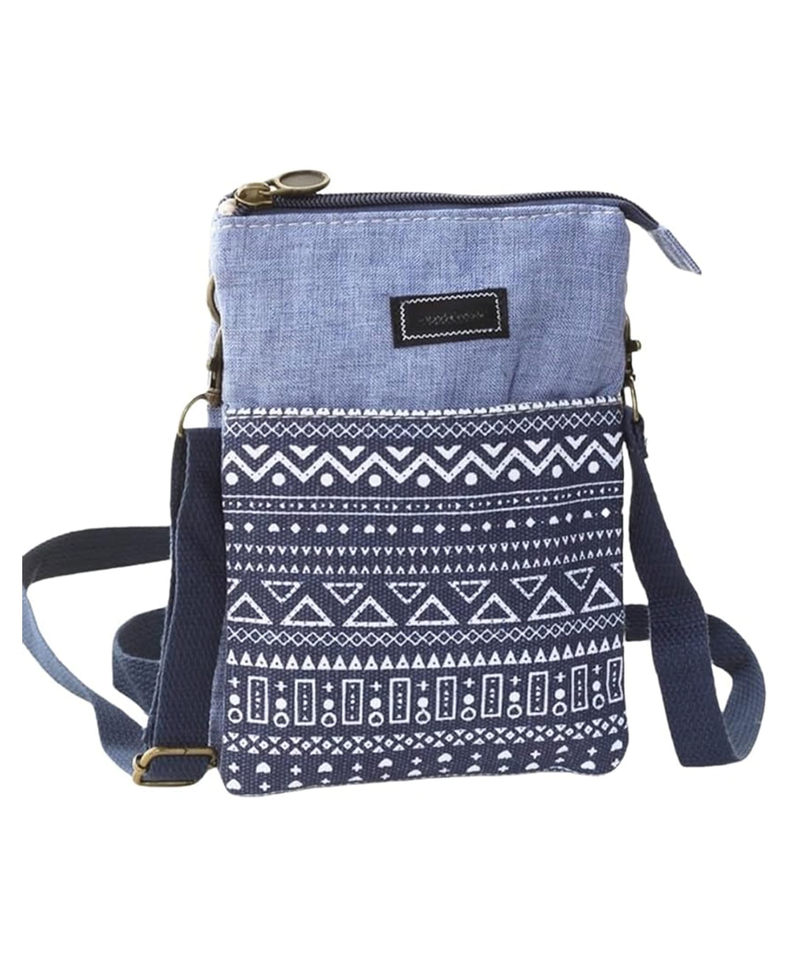 SYGA Women's Cotton Material With Print Design, Sling Bag (Blue)-picture-26