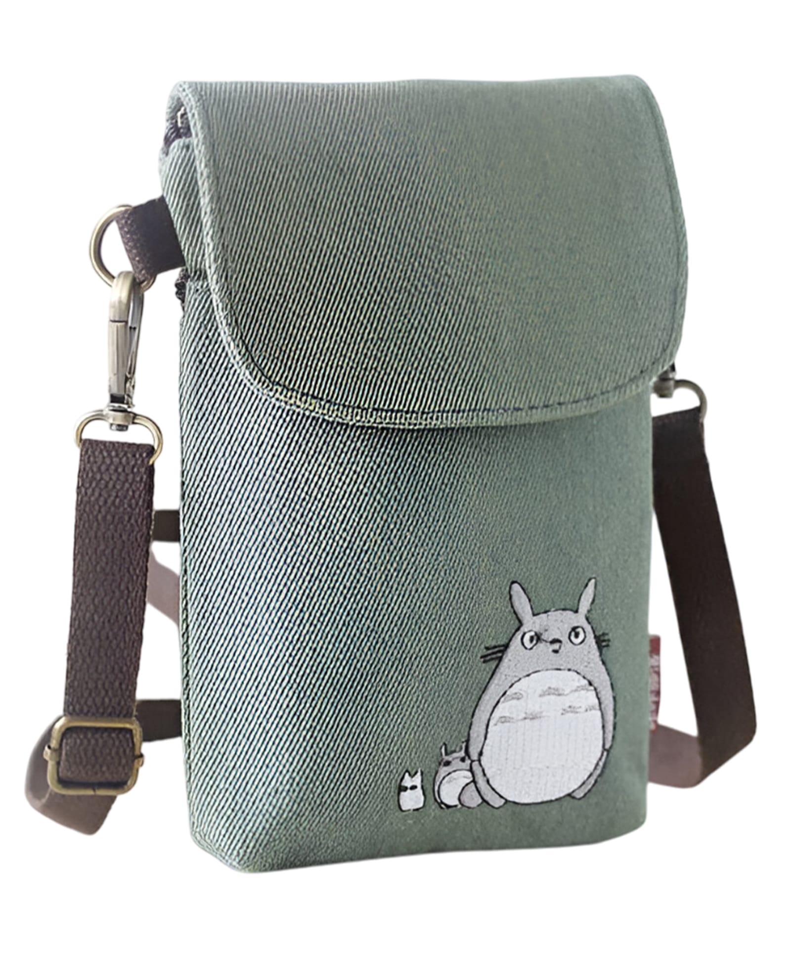 SYGA Women's Canvas Material With Cartoon Design, Sling Bag (Green)-picture-26
