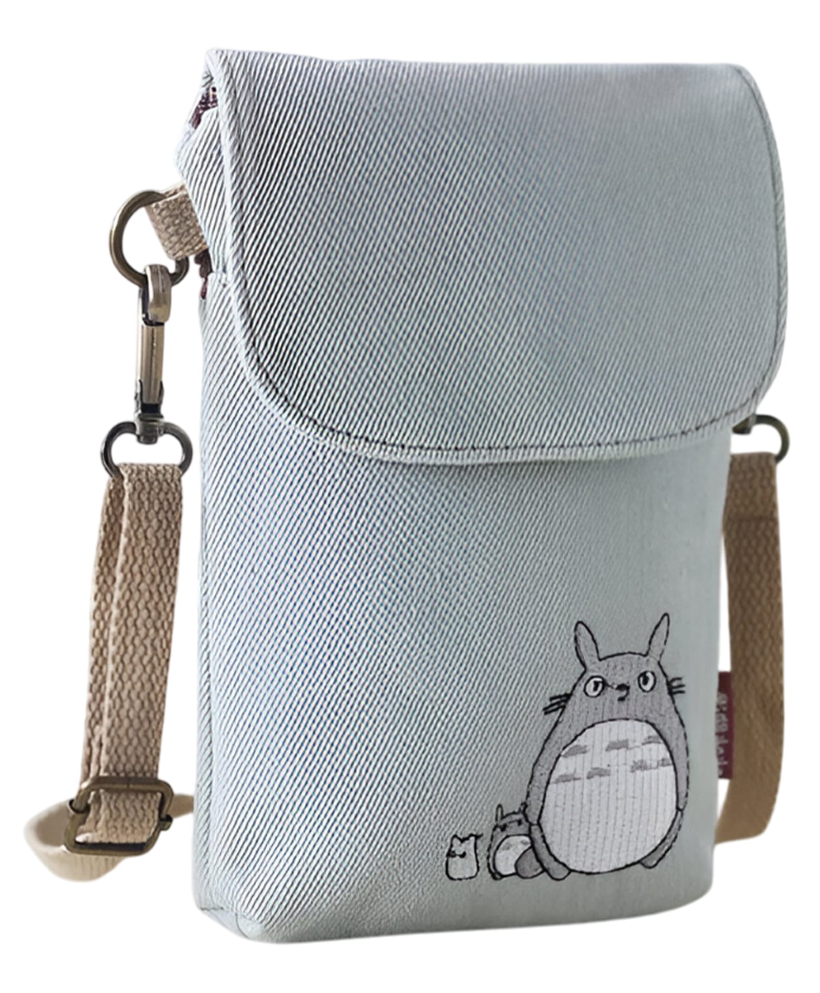 SYGA Women's Canvas Material With Cartoon Design, Sling Bag (Light Sky Blue)-picture-22