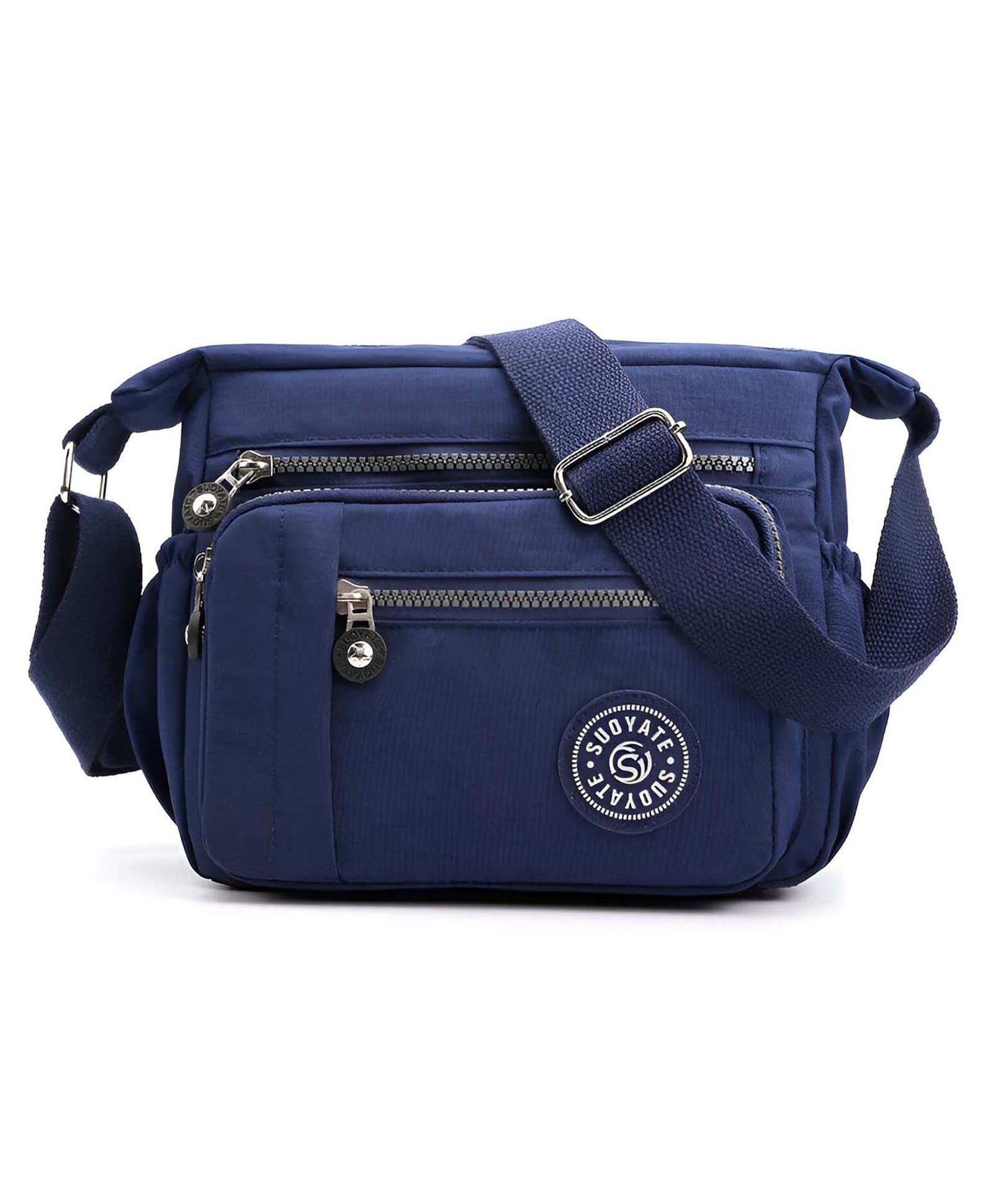 SYGA Women's Nylon Material With Simple Design, Sling Bag (Dark Blue)-picture-15