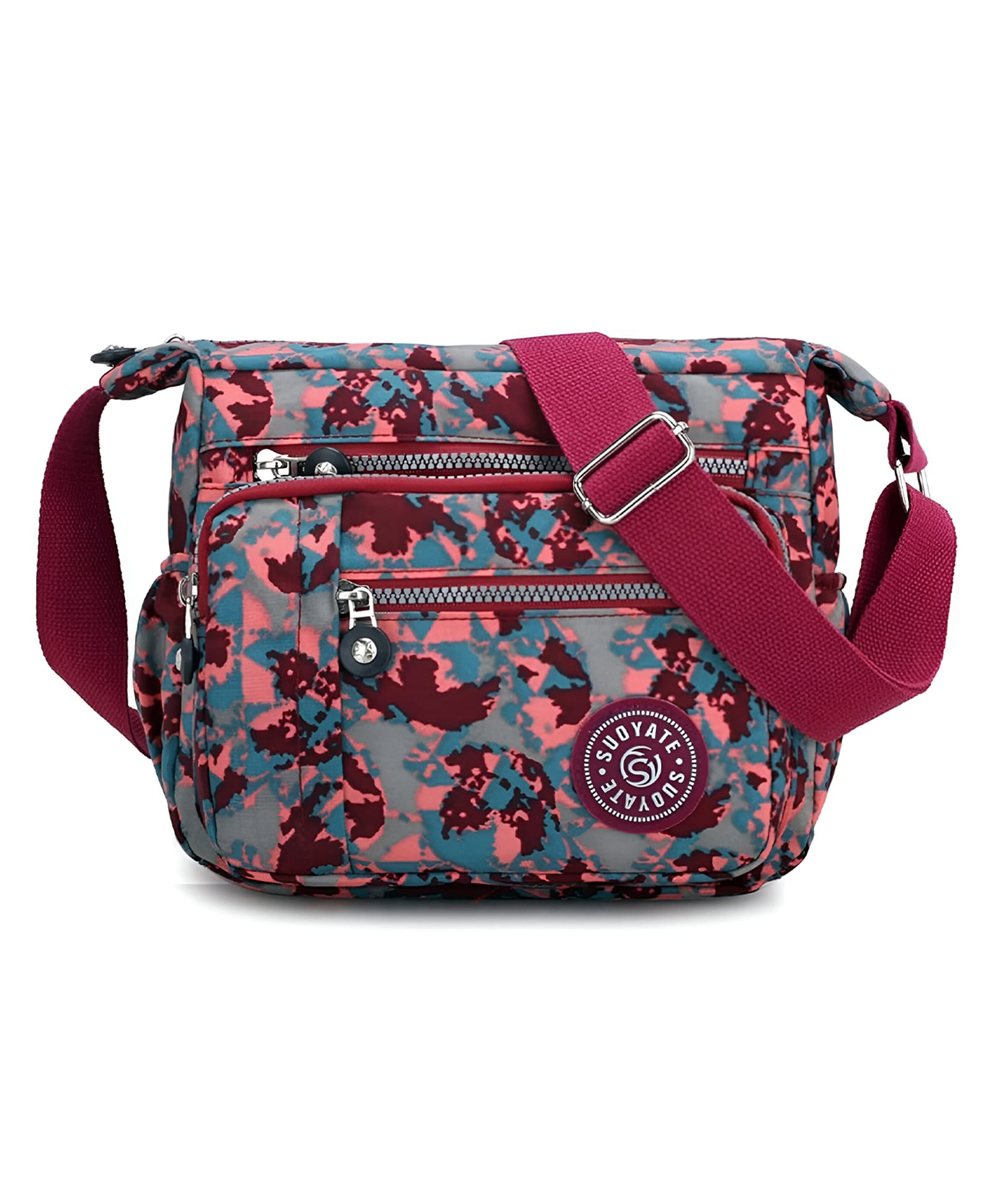 SYGA Women's Nylon Material With Simple Design, Sling Bag (Multicolor)