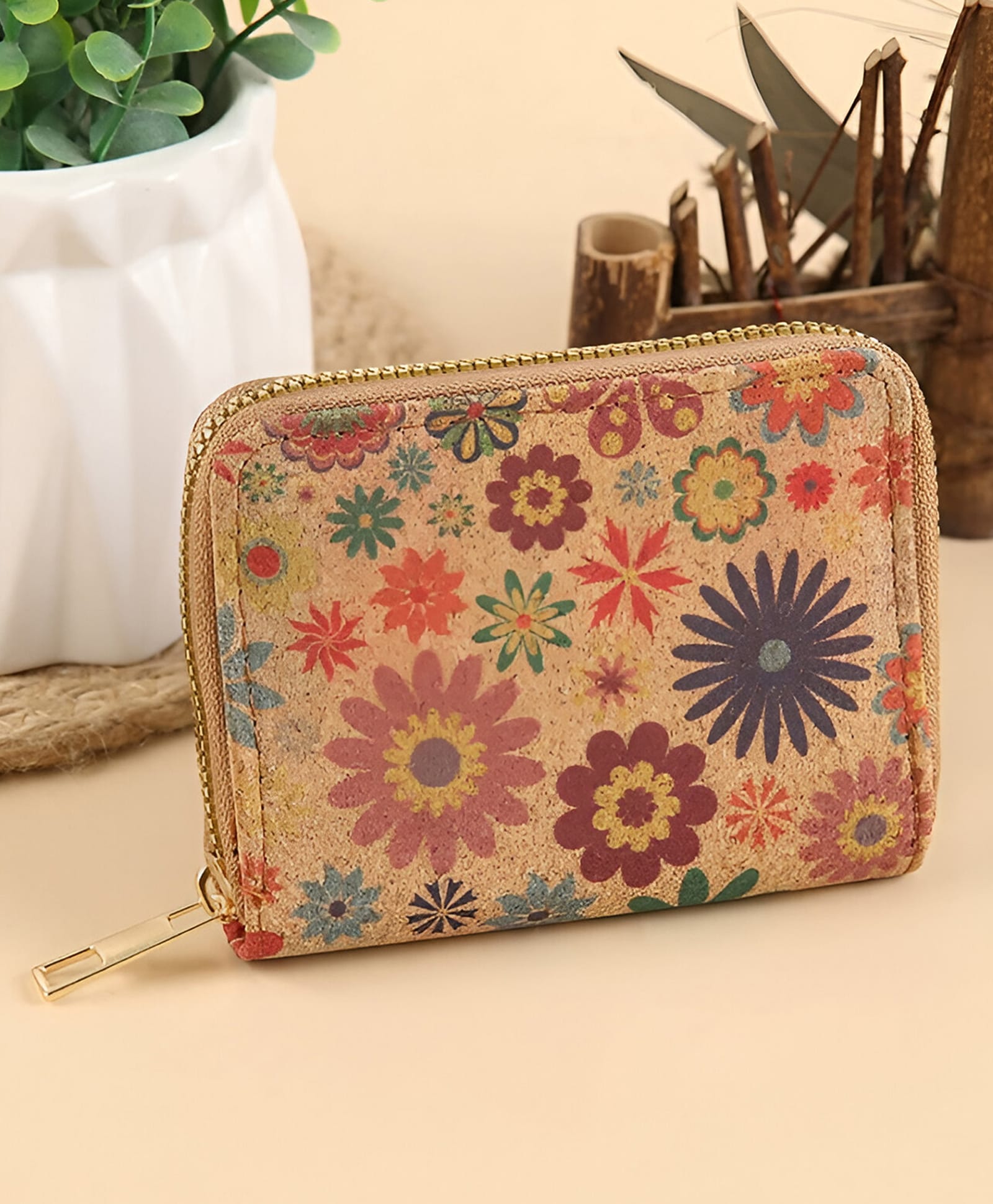 SYGA Women's, Zip-Around Bohemian Style Wallet , Card and Coin Holder(Style-7)-image-35