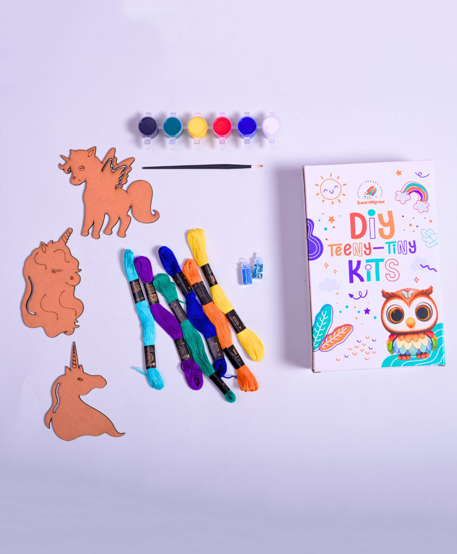 ilearnngrow Teeny Tiny DIY Unicorn Thread Kit-image-41