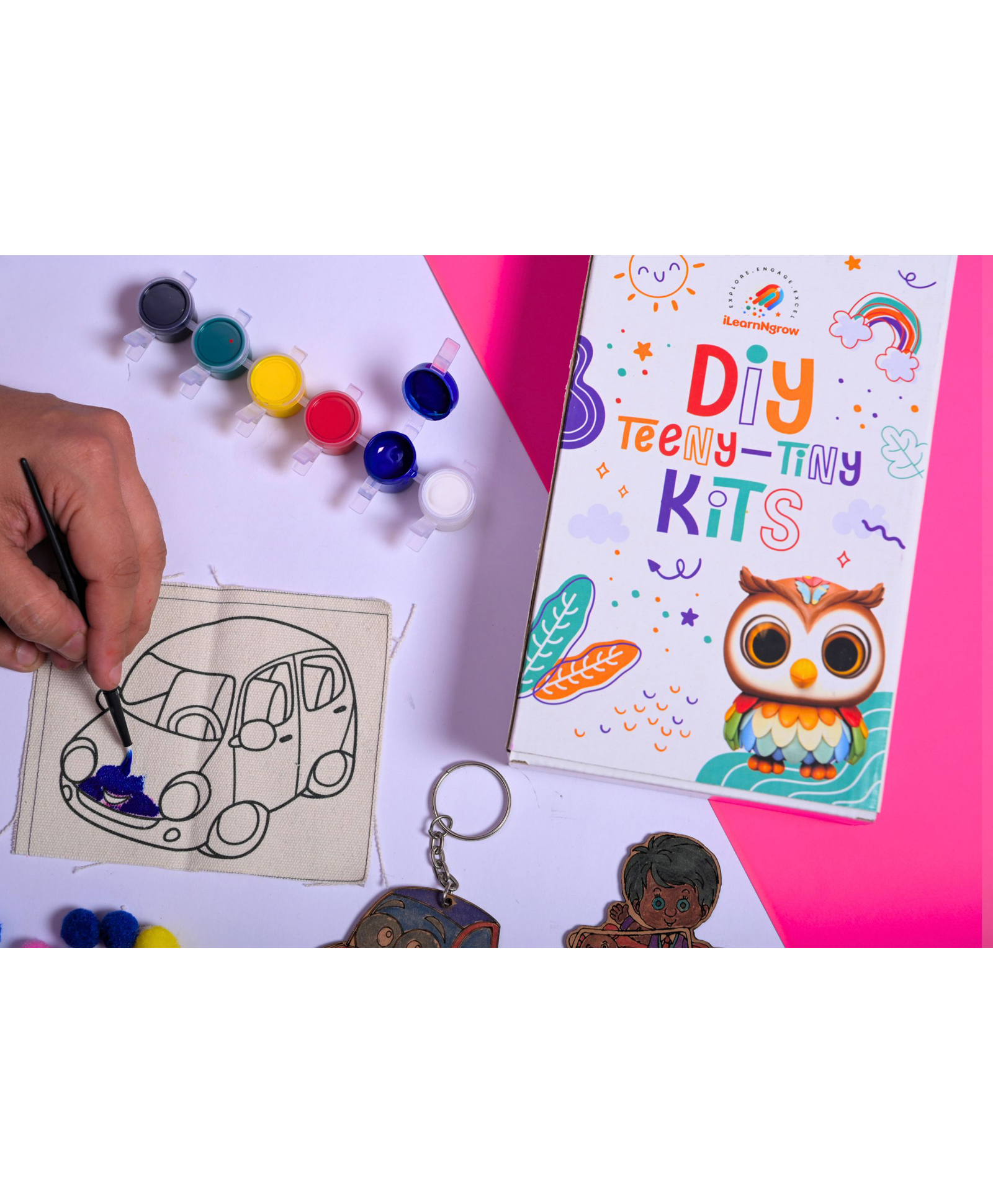 ilearnngrow Teeny Tiny DIY Transport Painting Kit-picture-20