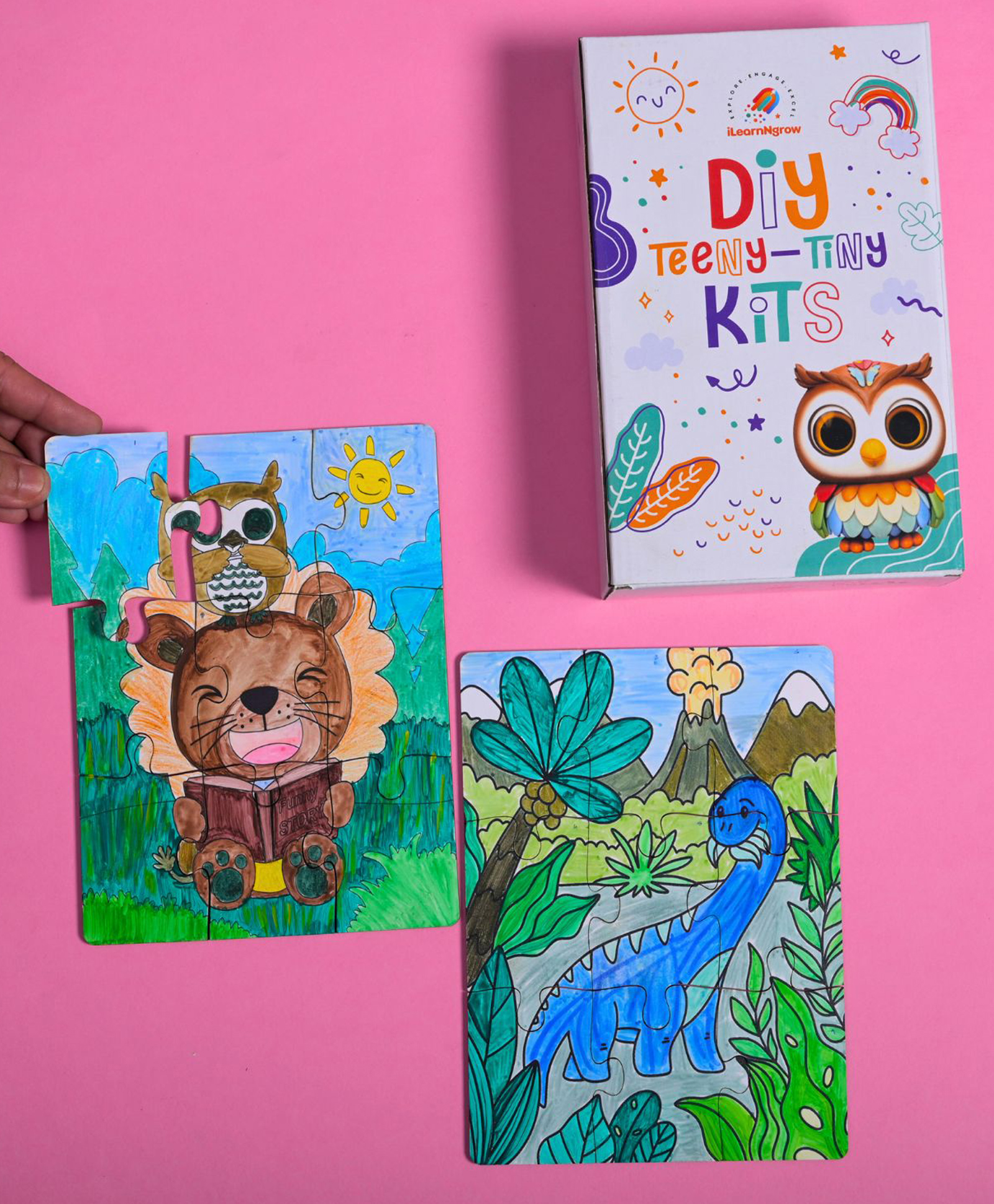 ilearnngrow Teeny Tiny DIY Puzzle - Set of Two-picture-26