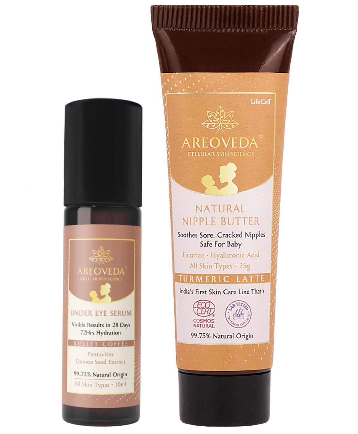 AreoVeda Sleep Recovery Bundle Kit With Pentavitin & Hyaluronic Acid For Soothes Nipples and Dark Circles For New Moms