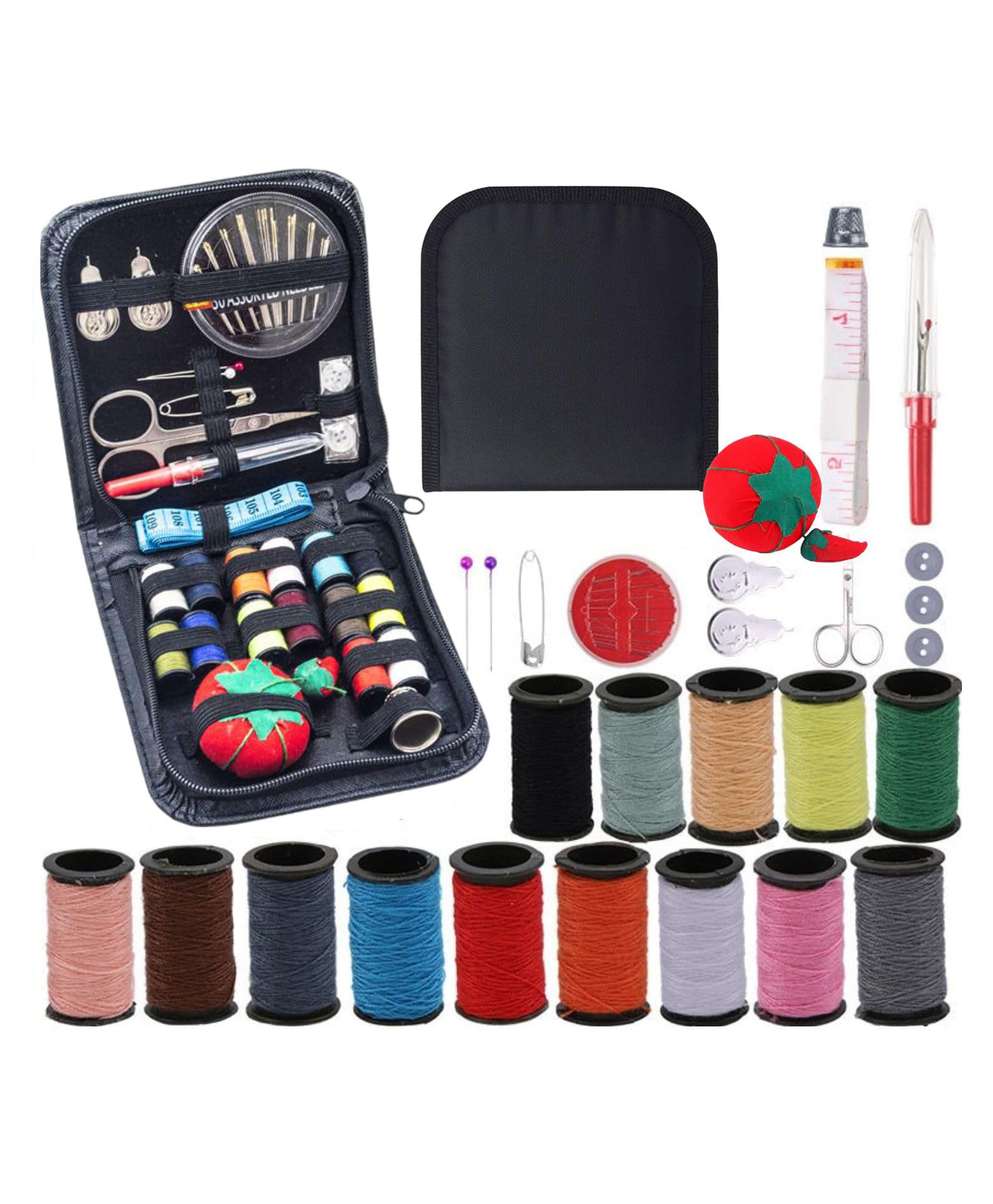 FunBlast Small & Portable Needle and Thread Box - Sewing Kit for Home & Travel-image-46