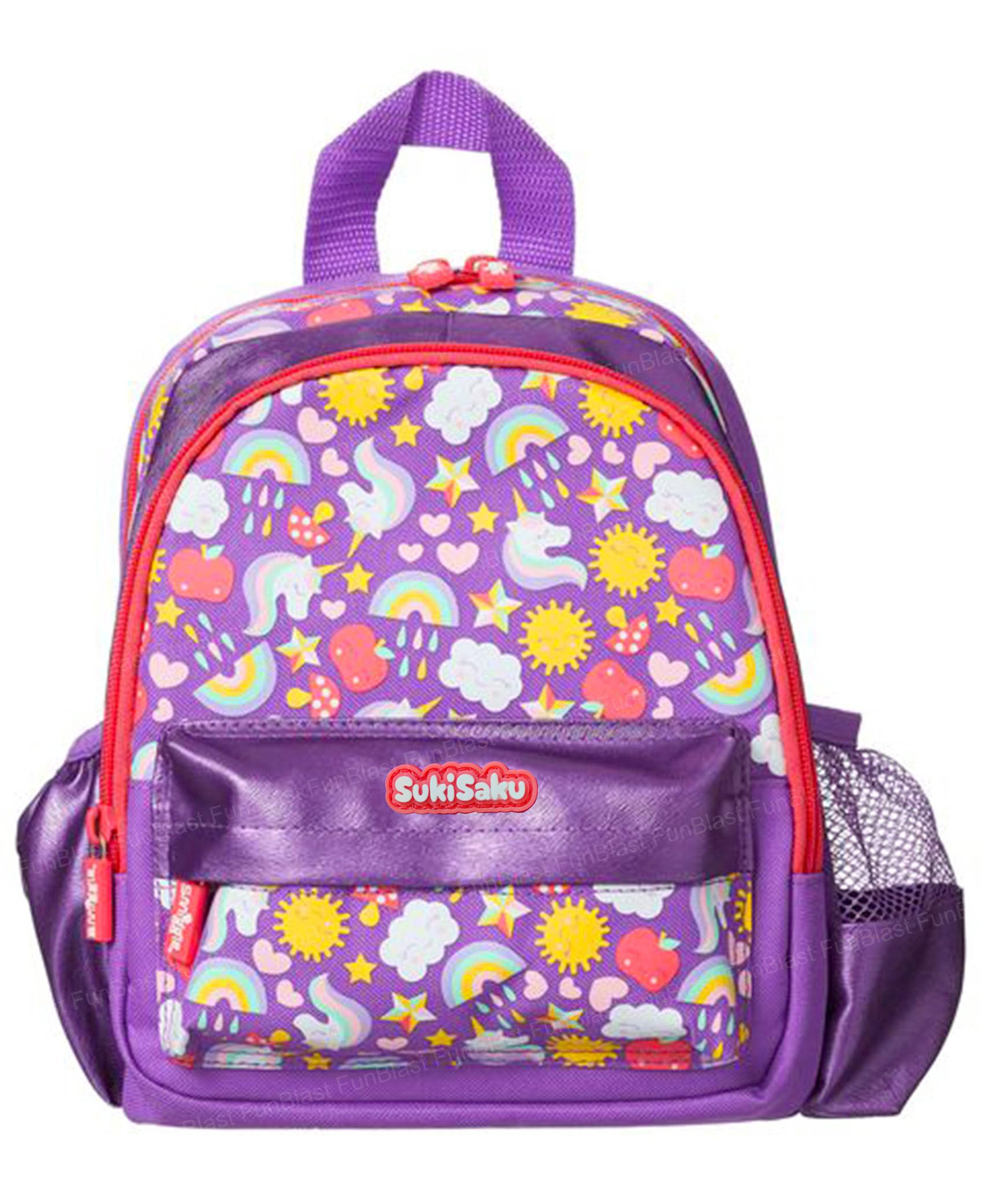 FunBlast Cartoon Theme Lightweight Picnic Bag pack for Kids 10 Inches-image-32