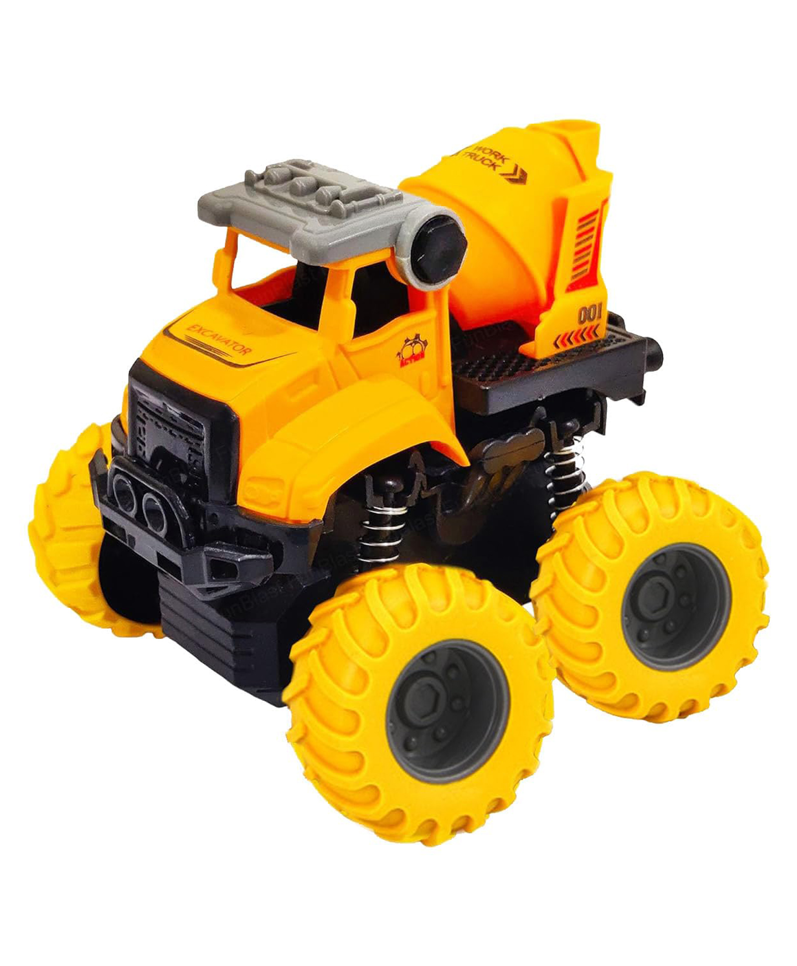 FunBlast Push and Go 4x4 Mini Construction Truck Toy for Kids-picture-21