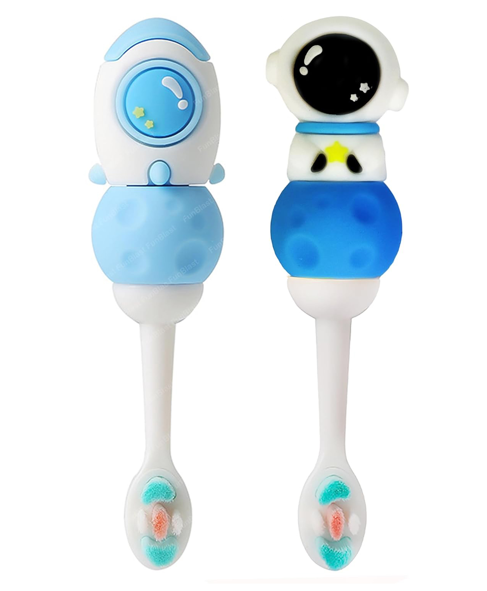 FunBlast Cute Cartoon Design Toothbrush for Kids - Pack of 2 - Random Design-image-45