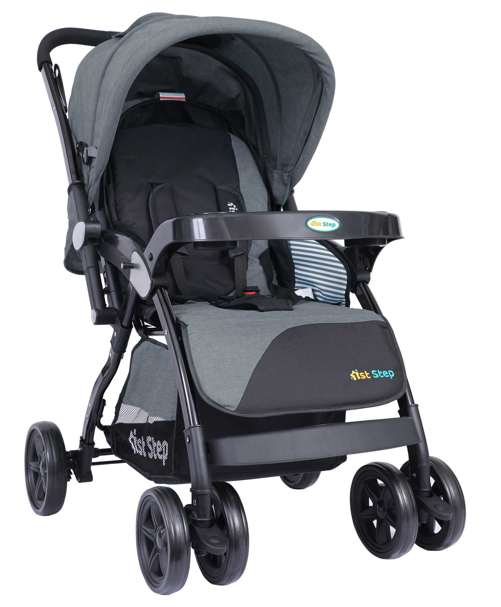 1st Step Grande Pro Stroller with 5 Point Safety Harness and Reversible Handlebar-image-6