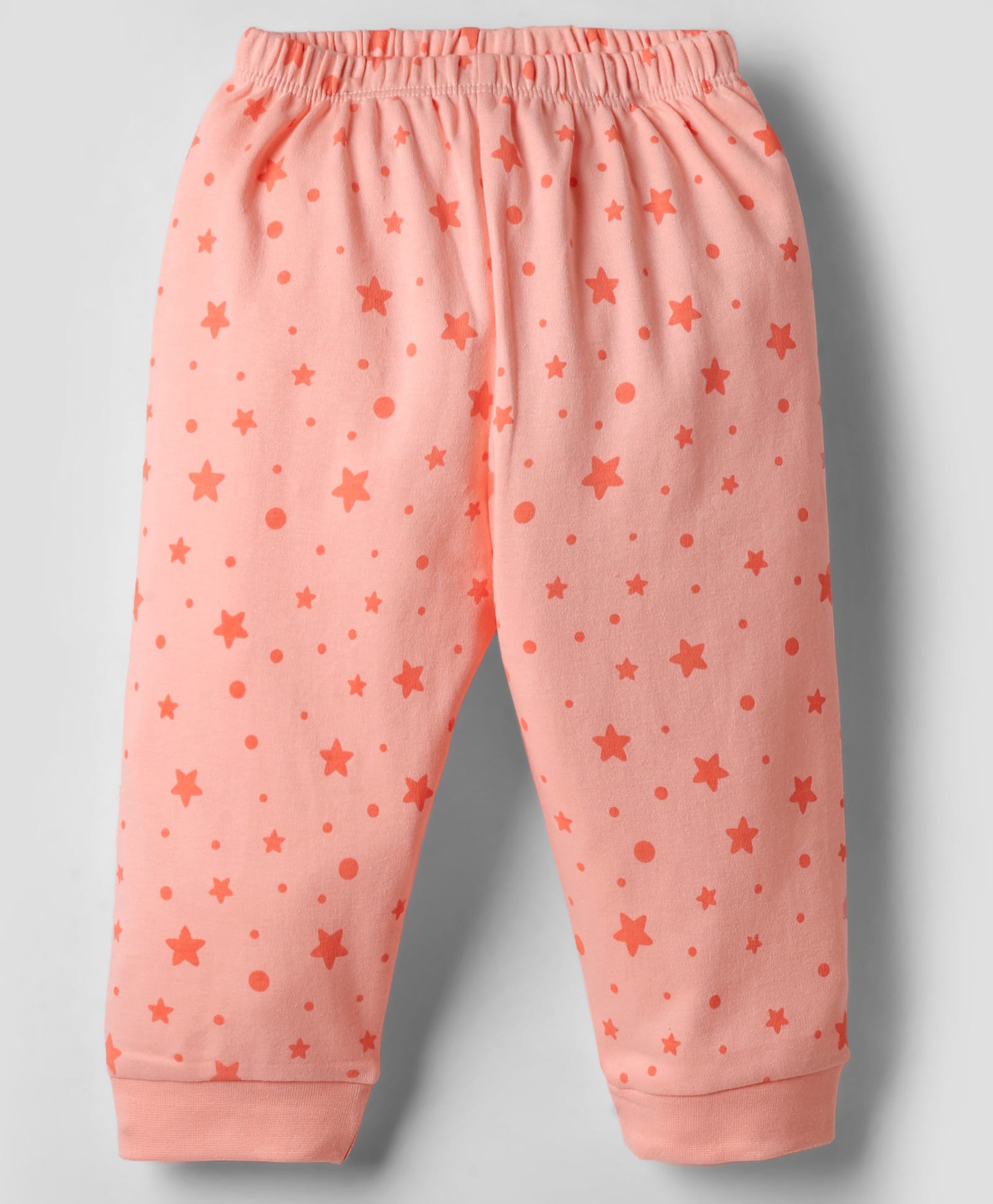 Tango Interlock Knit Full Length Lounge Pant With Star Print - Pink-picture-34