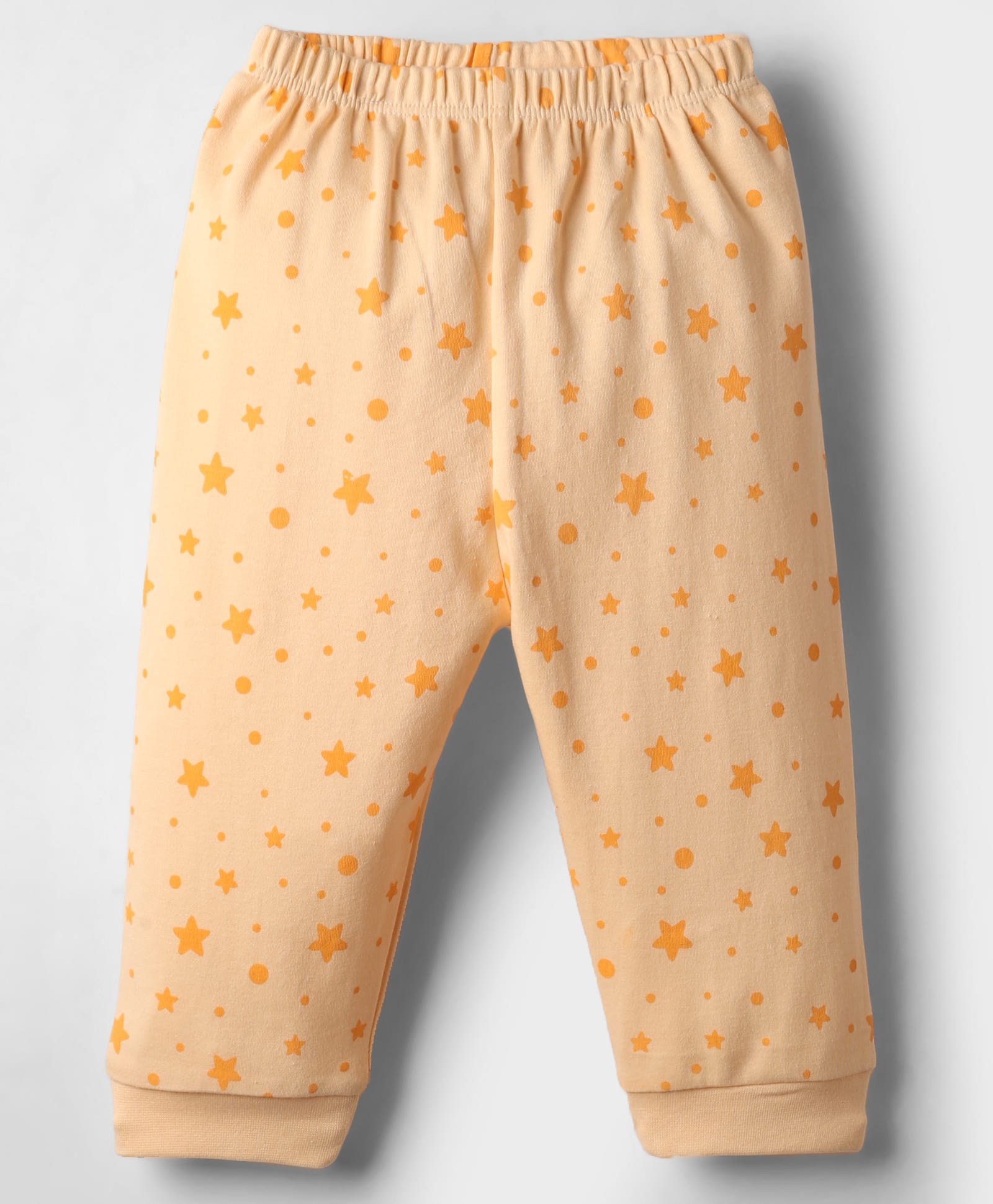 Tango Interlock Knit Full Length Lounge Pant With Star Print - Cream-image-45