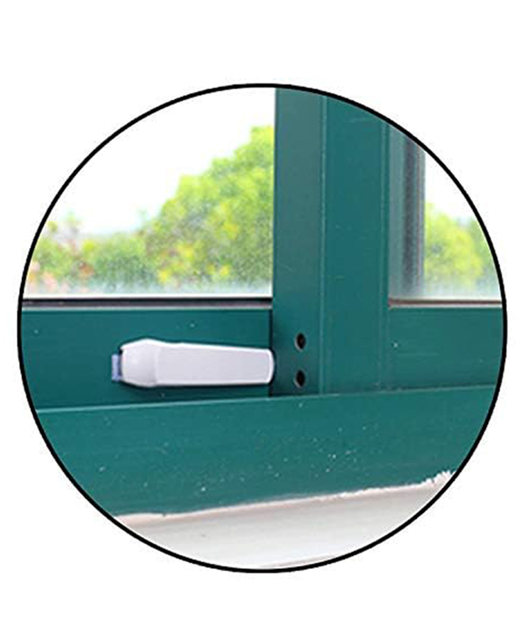 Safe-O-Kid Sleek Childproof Sliding Door & Window Wedge Locks Pack of 4-image-8
