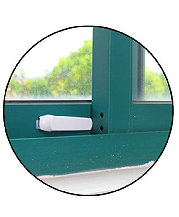 Safe-O-Kid Sleek Childproof Sliding Door & Window Wedge Locks Pack of 12-image-6