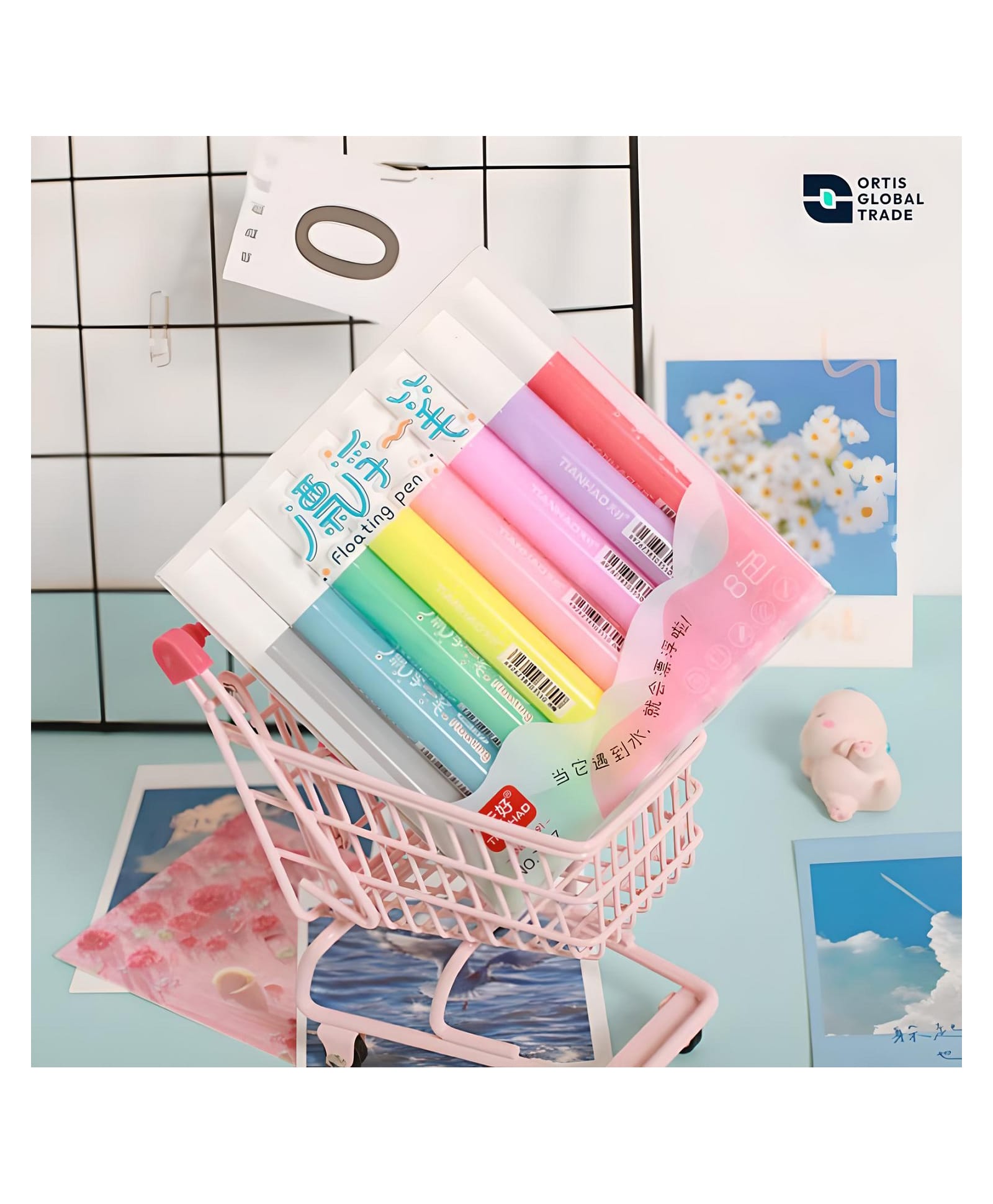 Ortis Washable Marker Color Pens Multicolor (pack of 8)-image-2