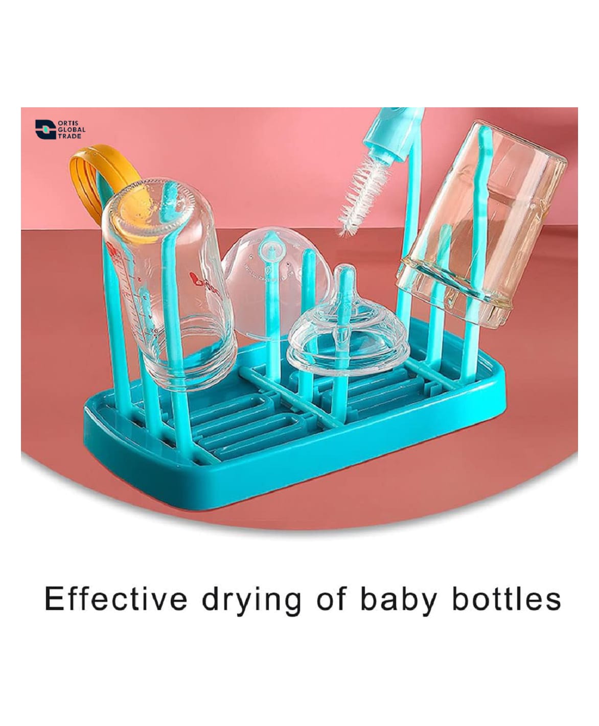 Ortis Bottle Organizer Cum Drying Rack - Blue-picture-12