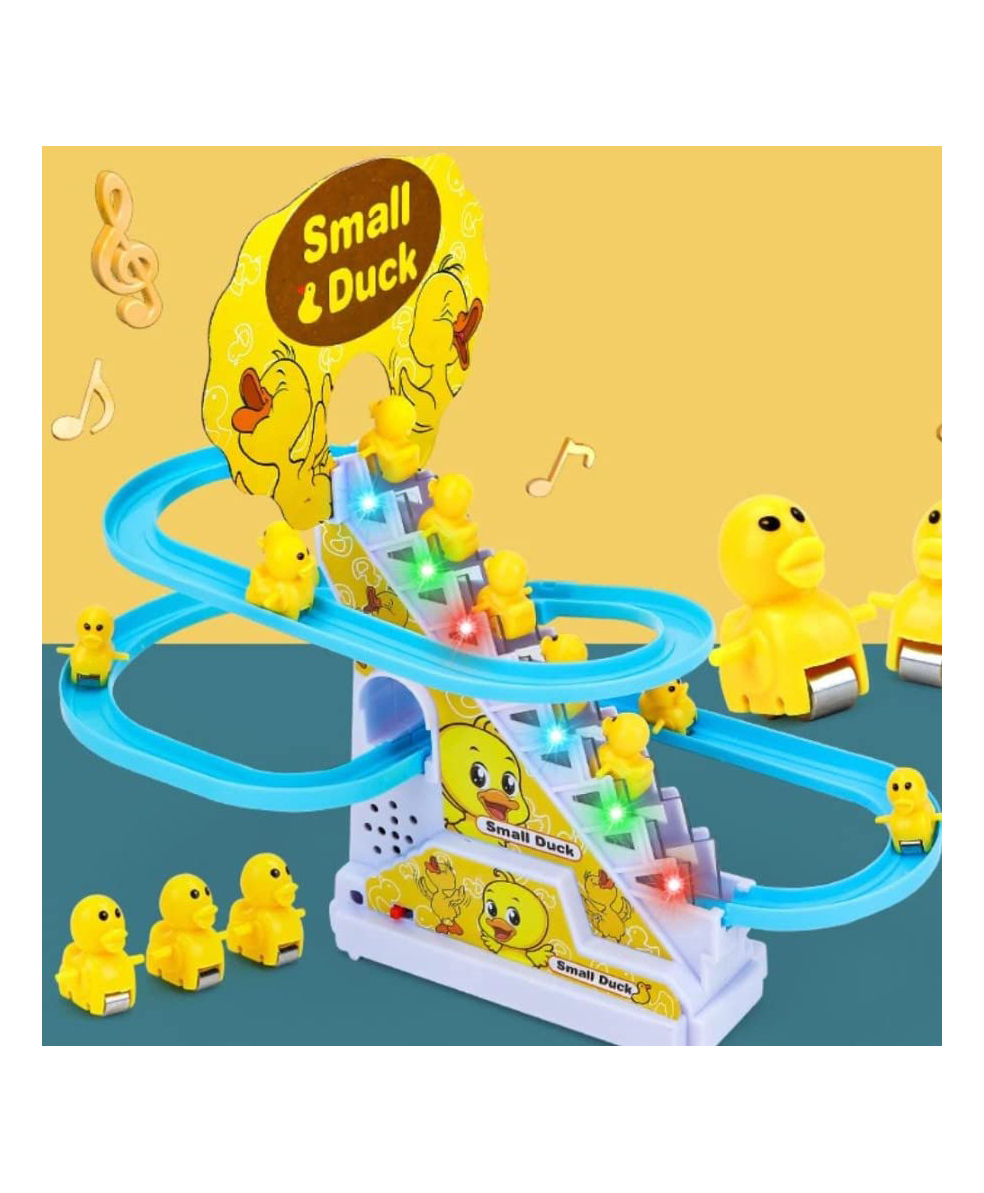 ADKD Musical Duck Track Slide and Climb Stairs Toys with 3 Duck (Color & Design of Track May Vary)-image-6