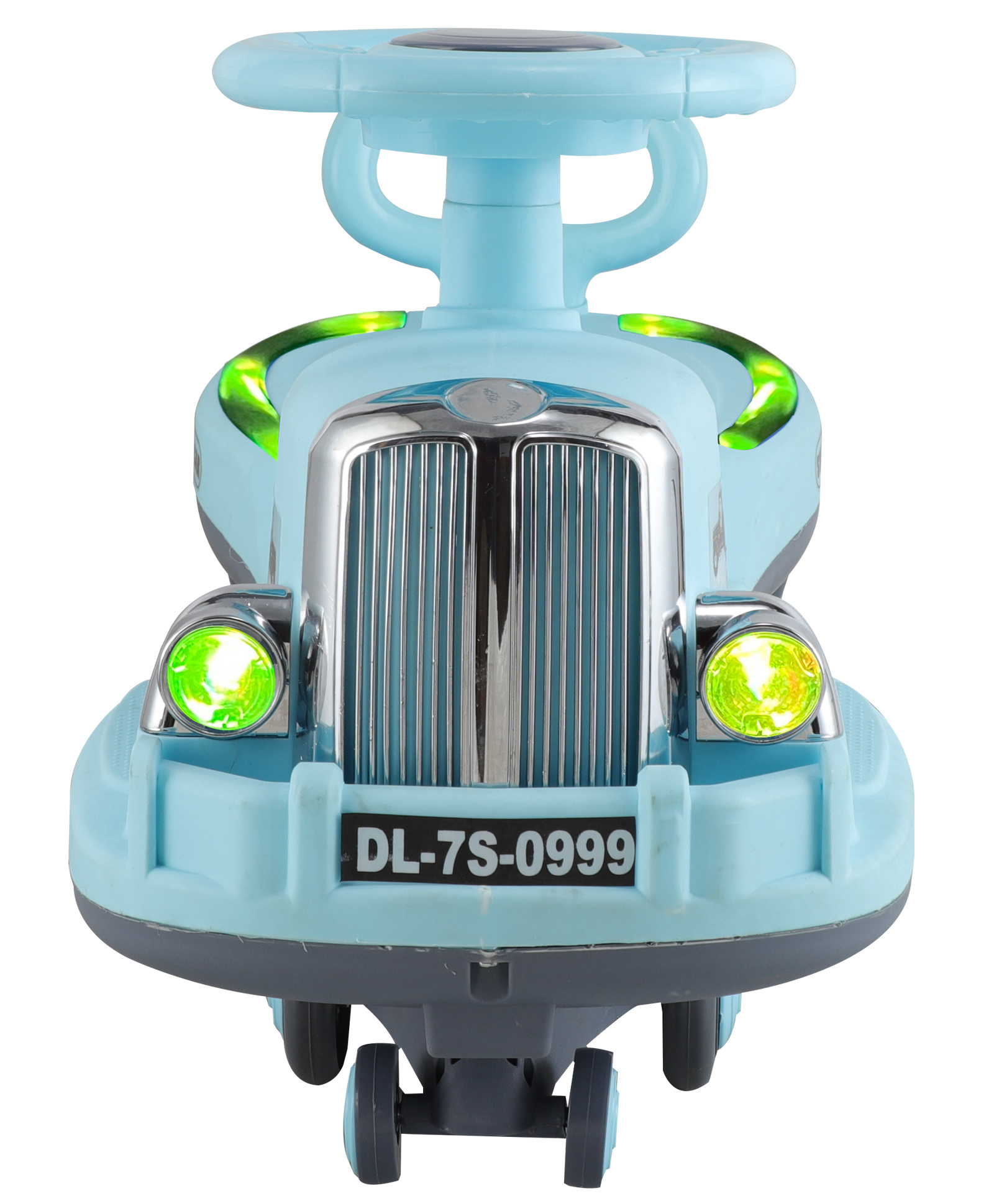 JoyRide Glamour DLX Light-Up Magic Car Easy Glide Ride-On Toy for Kids LED Lights, Music & 360 Swivel Wheels Indoor/Outdoor 2+ Years blue-picture-42