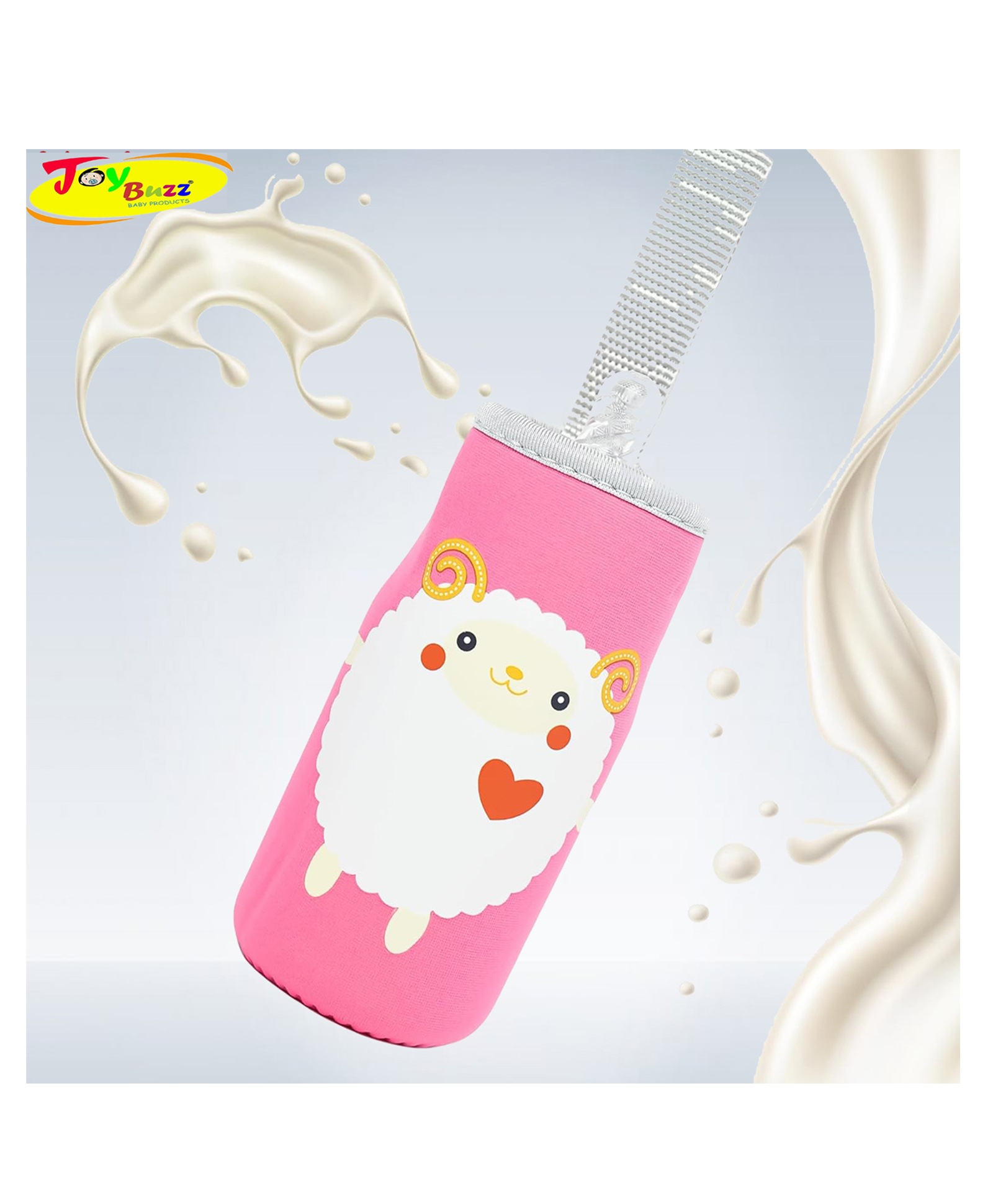 Joy Buzz Adjustable Reusable Baby Feeding Bottle Cover Sleeves Suitable For 120ml 220ml 240ml Slim Neck Feeding Milk/Water Glass Feeder Bottles-picture-41
