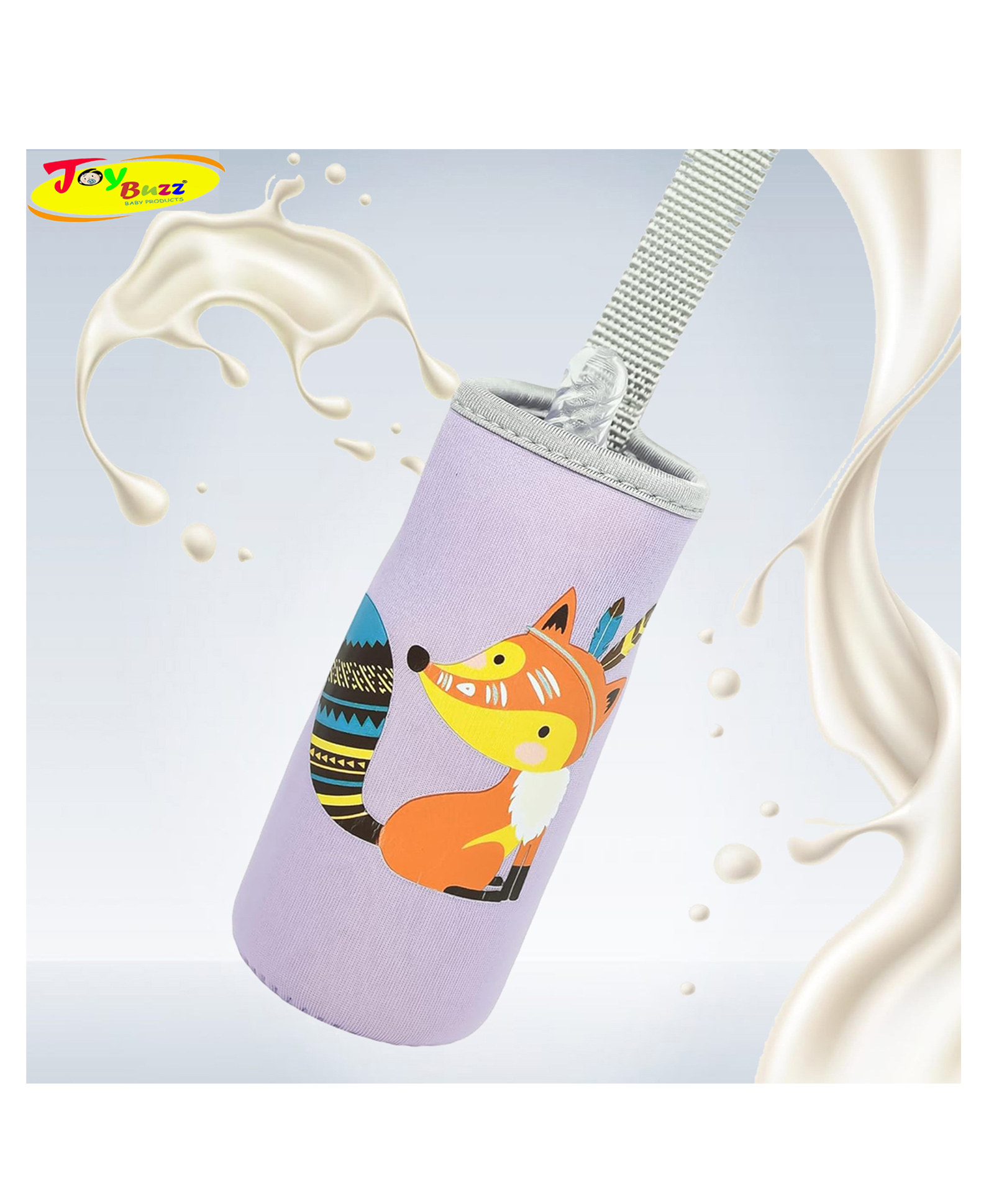 Joy Buzz Adjustable Reusable Baby Feeding Bottle Cover Sleeves Suitable For 120ml 220ml 240ml Slim Neck Feeding Milk/Water Glass Feeder Bottles-picture-28