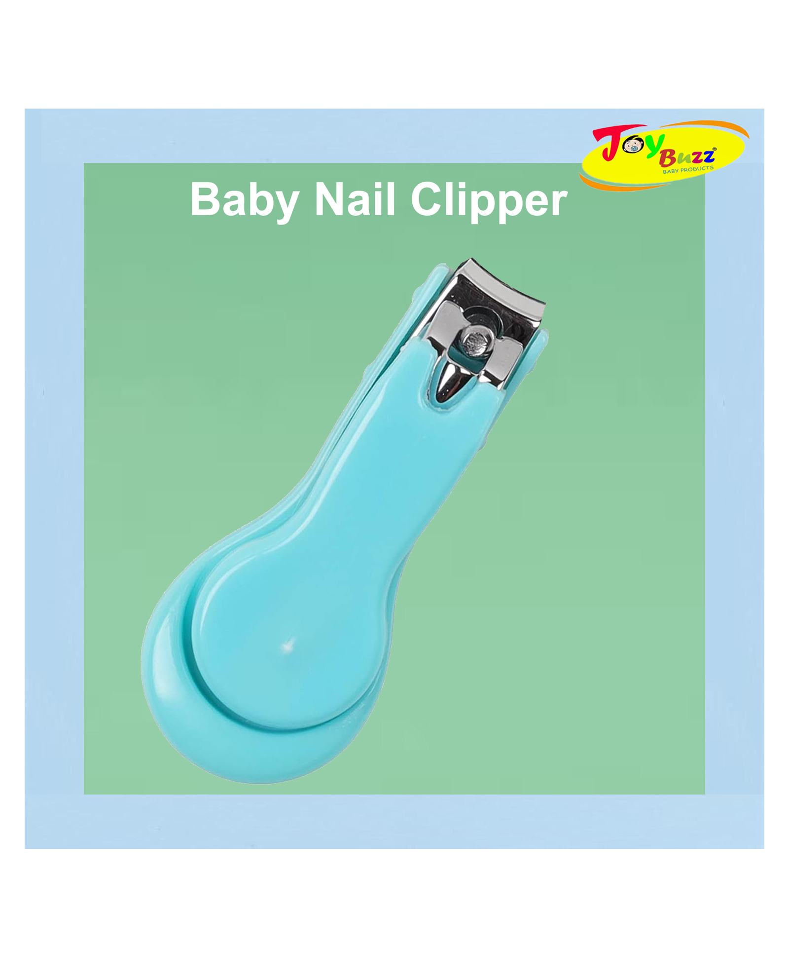Joy Buzz Nail Clipper With Cover- Blue-image-30