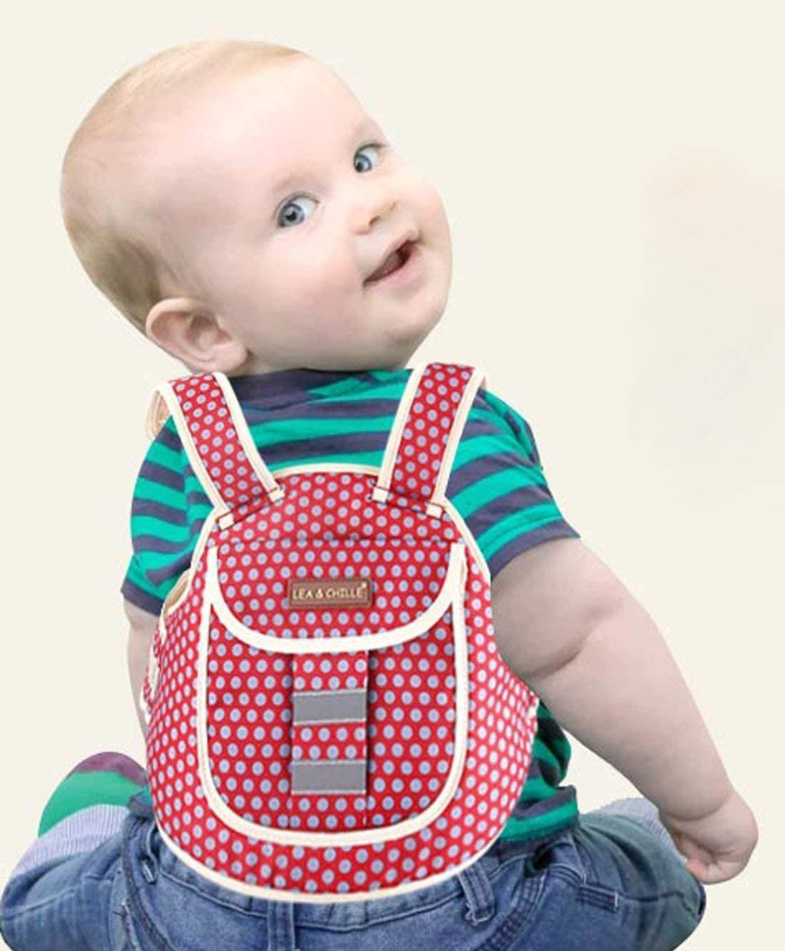Babies Bloom Two-Wheeler/Motorcycle Child Harness Safety Seat Belt with Adjustable Baby Carrier for Toddler Baby (Red)-picture-10