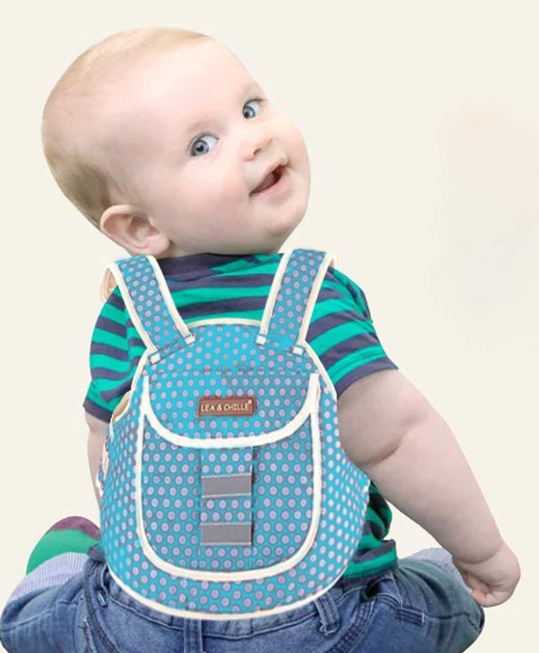 Babies Bloom Two-Wheeler/Motorcycle Child Harness Safety Seat Belt with Adjustable Baby Carrier for Toddler Baby (Blue)-picture-11