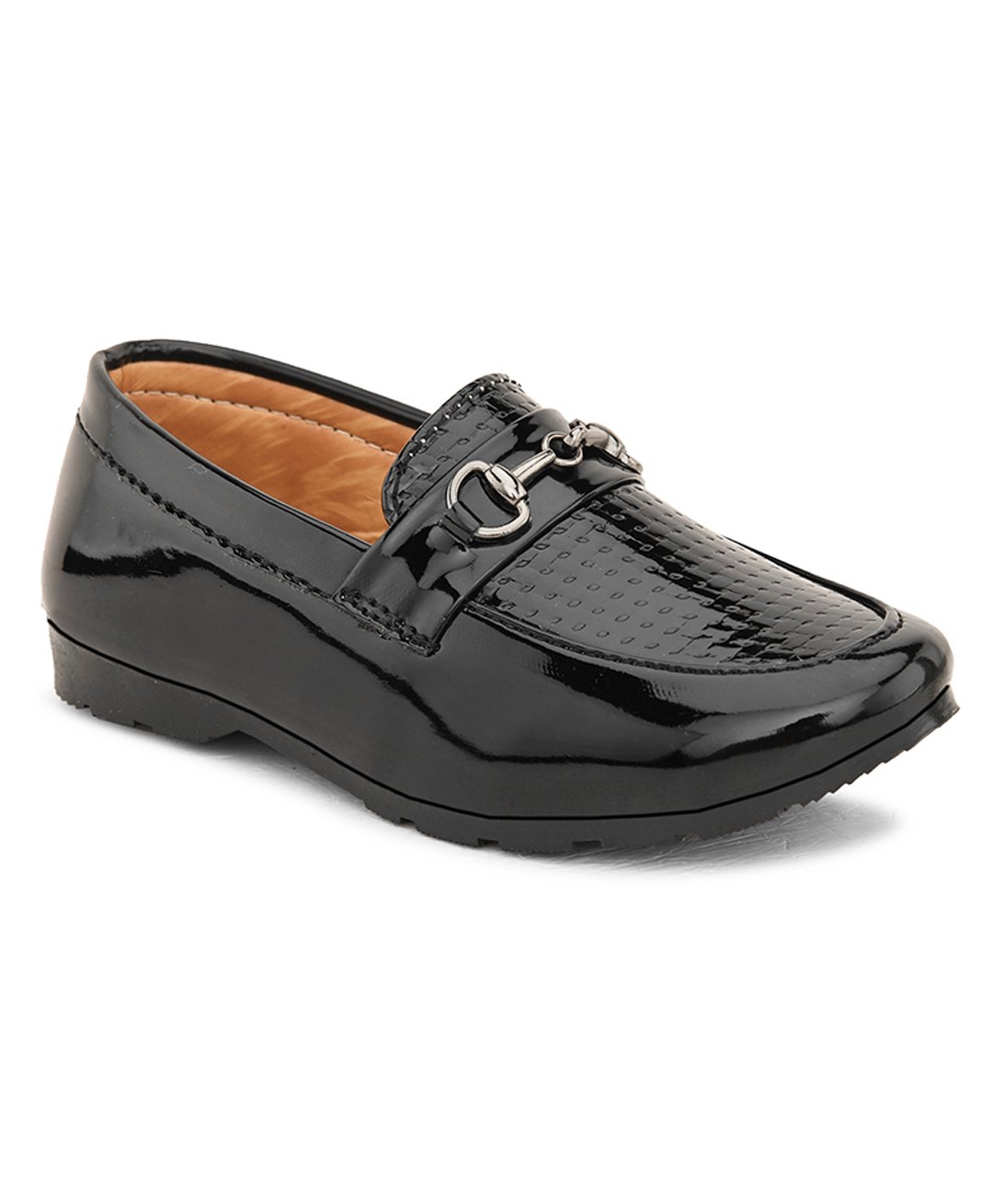 Stefens Solid Slip On Loafers - Black