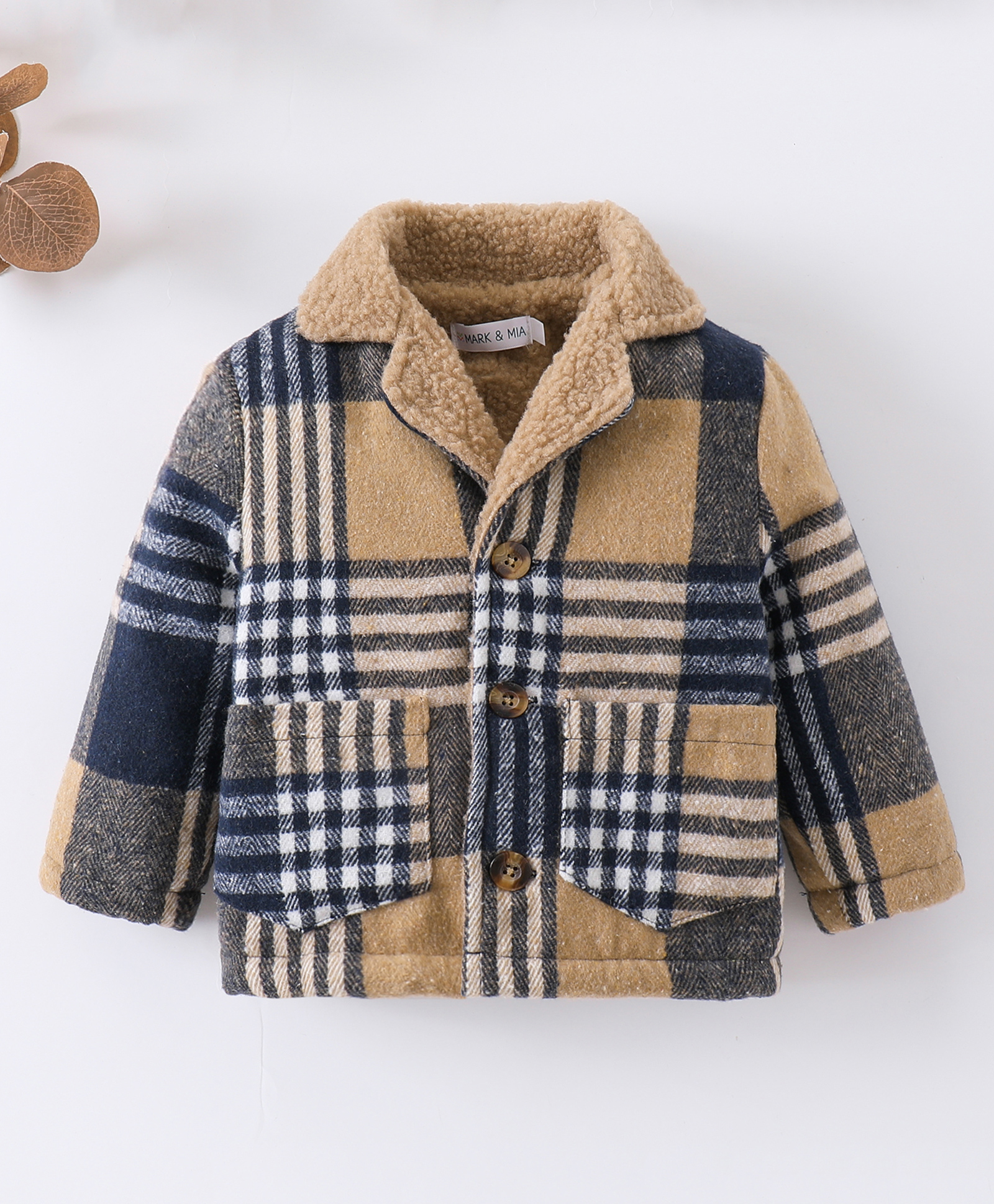 Mark & Mia Full Sleeves Checks Shacket With Pockets - Multi Colour-image-45