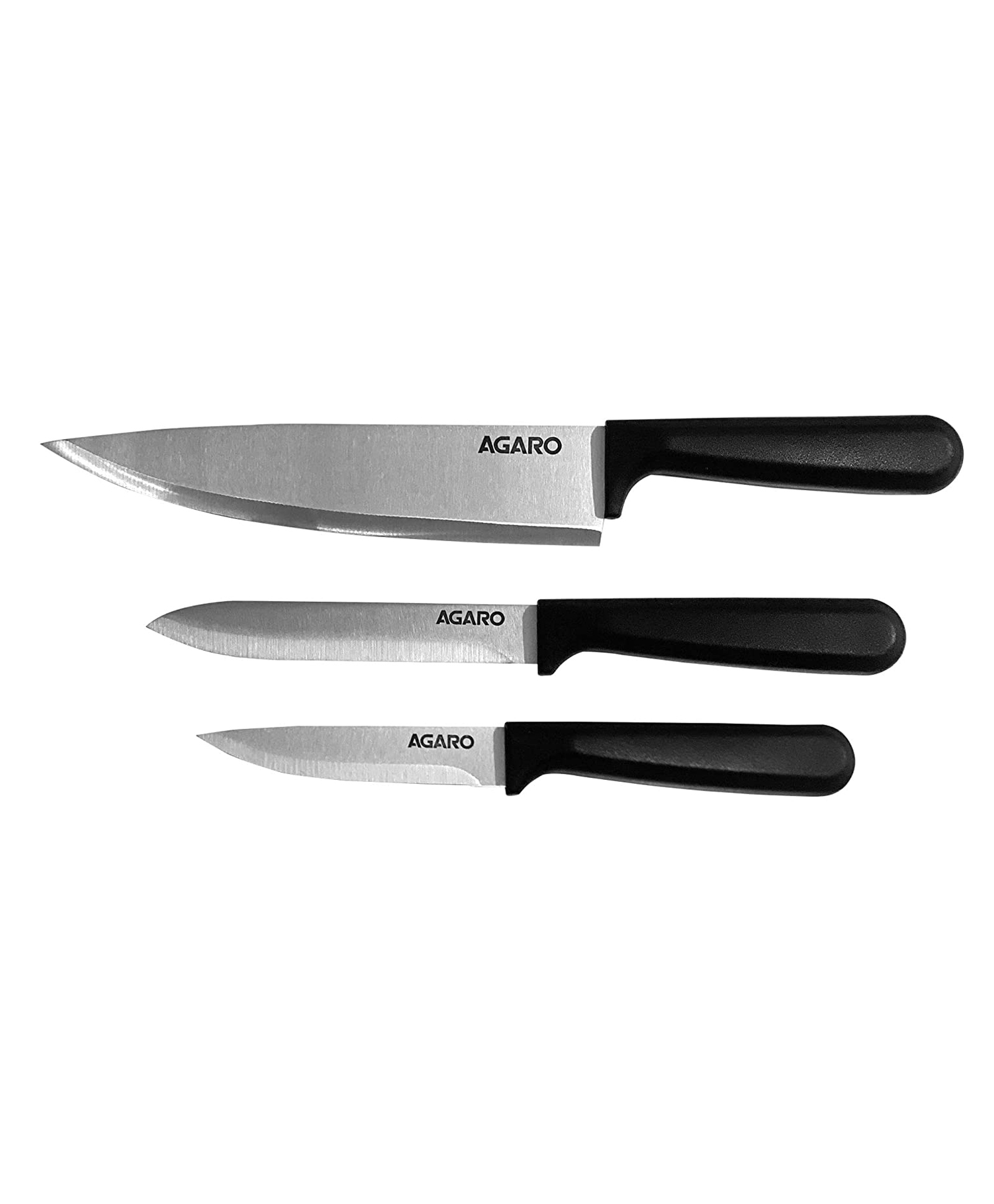 AGARO Multifunctional Blister Majestic Stainless Steel Knife Set of 3 - Steel-image-20