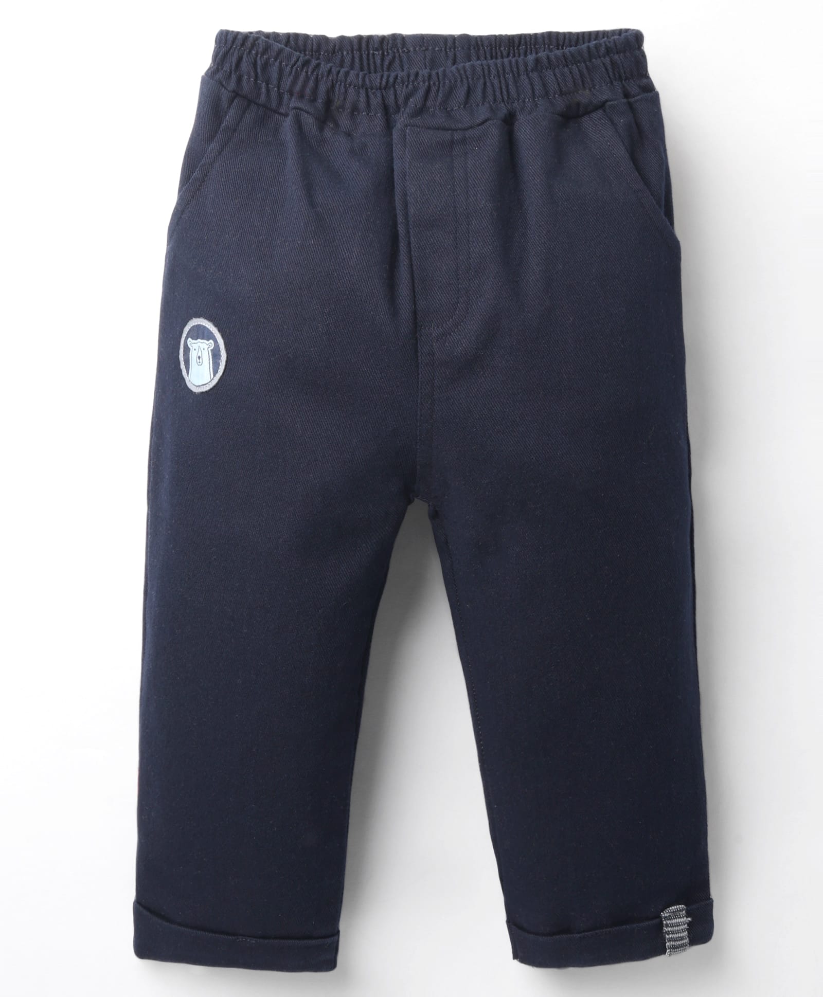 Ollypop Resin Knit Full Length Trouser With Animal Embroidery - Navy Blue-picture-15