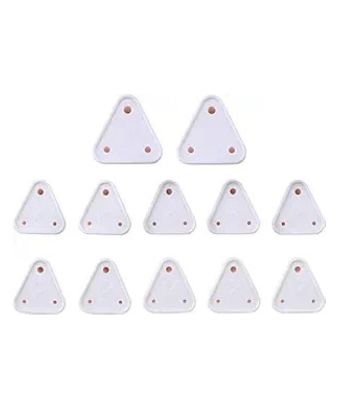 Nexbie Baby Proofing Electrical Protector Socket Plug Cover Guards - Pack of 12 (10 Small, 2 Large), White, Open Socket Guards, Electric Plugs Cover-image-6