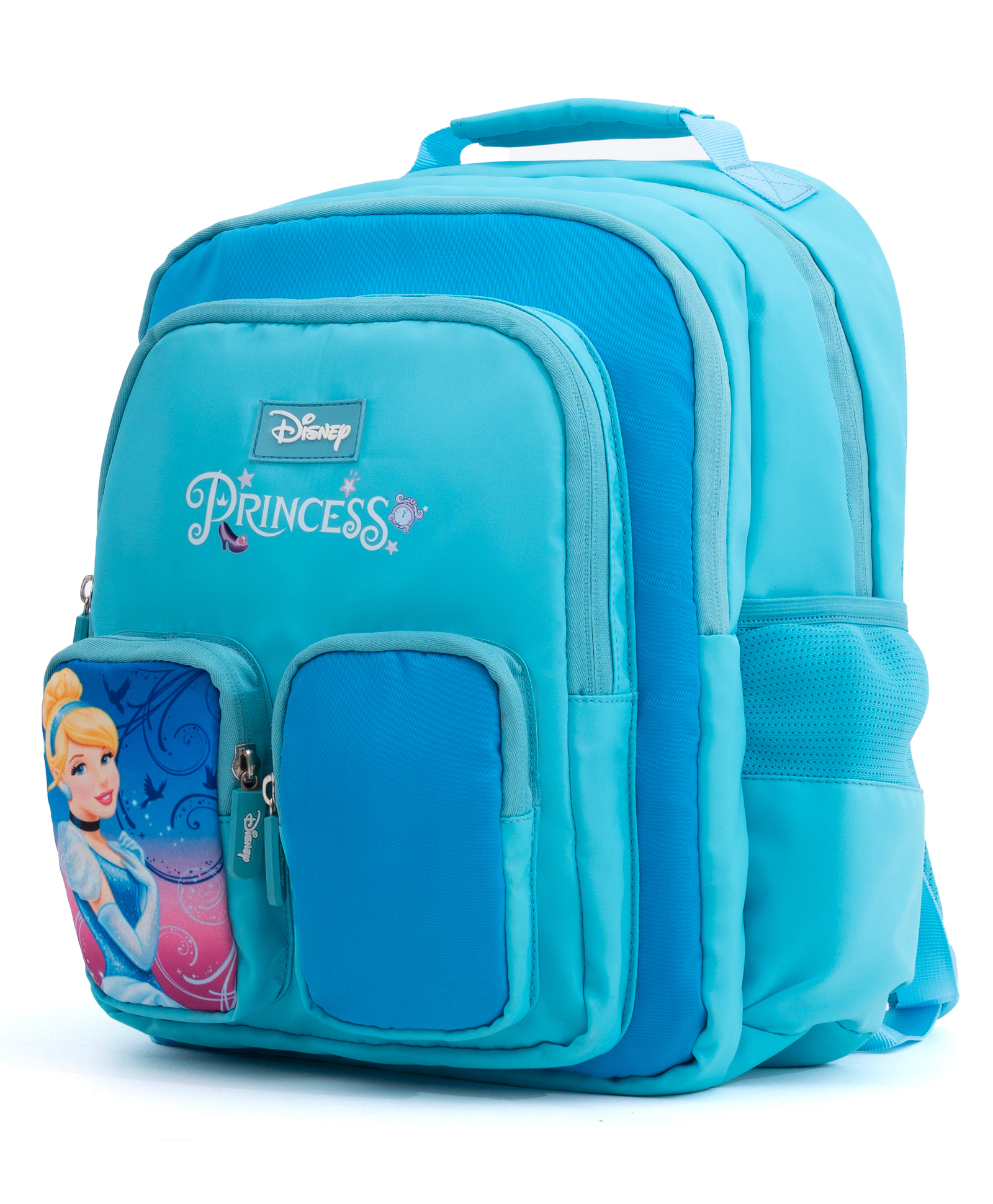 Novex Disney 20 L Backpack | Princess Kids Backpack | Lightweight & Durable School Bag | (Blue) - 15 Inch, 3 to 6 Years-image-10