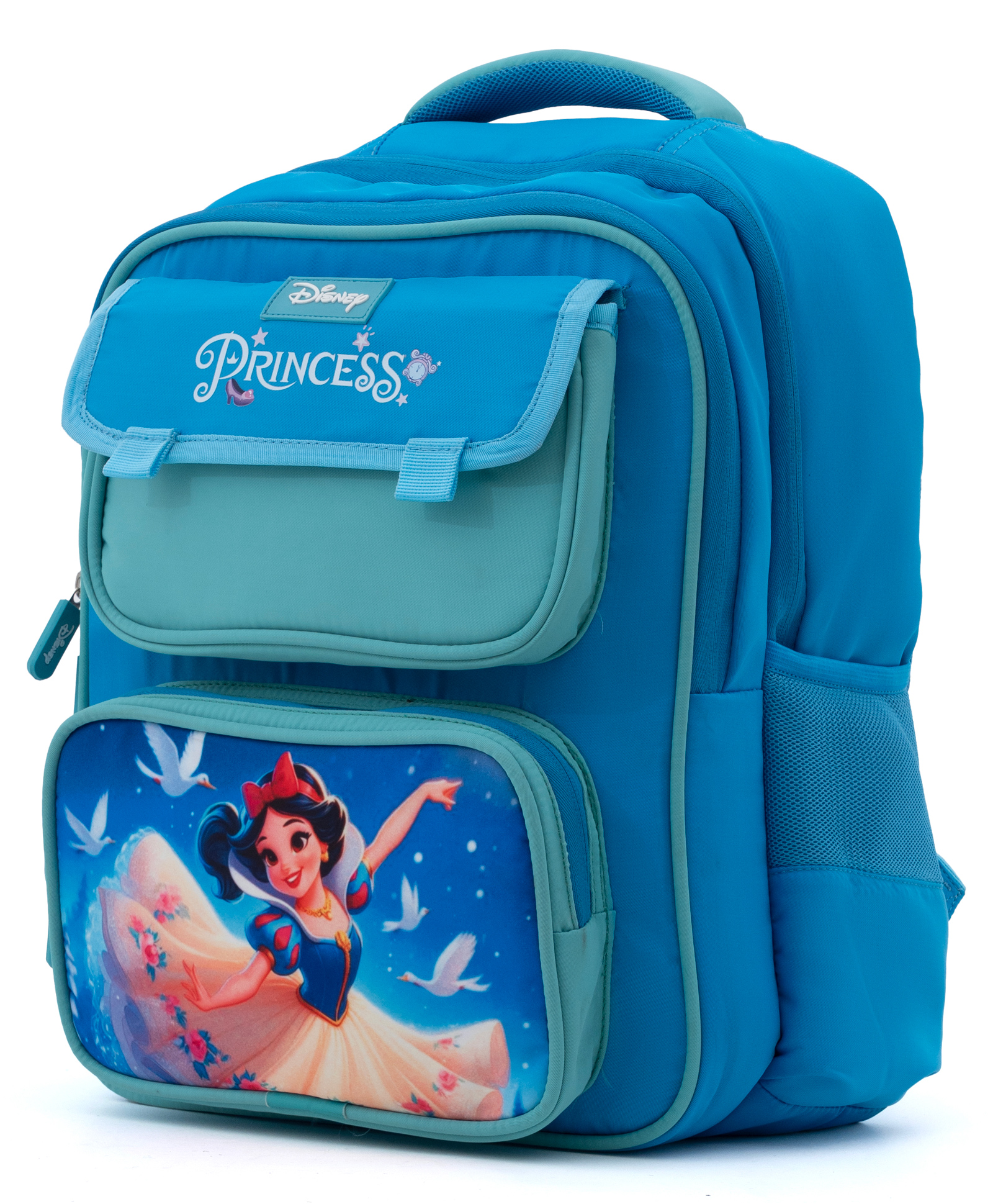 Novex Disney 22 L Backpack | Princess School Bag for Kids | Durable, Lightweight & Spacious | (Blue) - 15.5 Inch, 3 to 6 Years-image-20