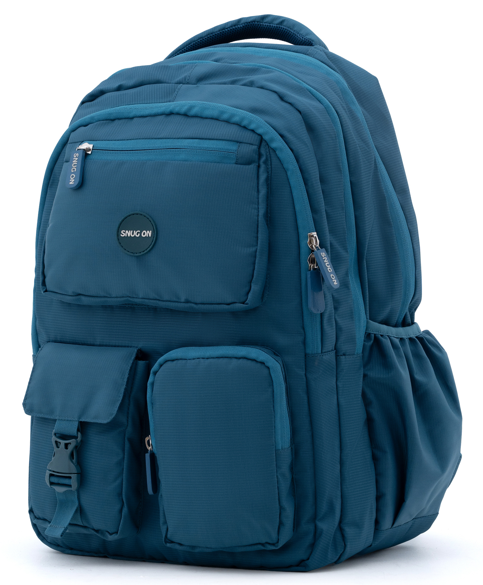Novex Snug-On 35 L Backpack | Novex Recon Multi-Compartment School Bag cum Travel Bag | Spacious & Versatile (Airport Blue) - 19 Inch, 9 to 12 Years-image-41