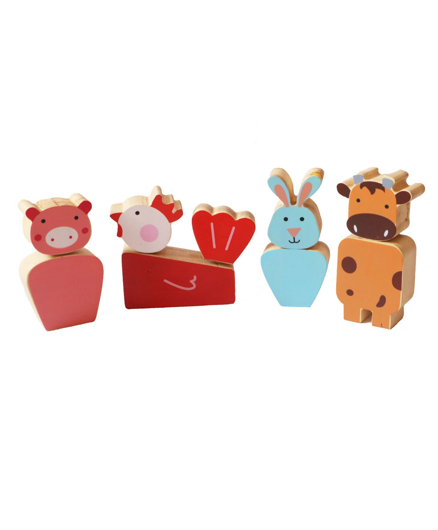 Shumee Farm Animal Twistees Pack of 4 - Multicolour-picture-17
