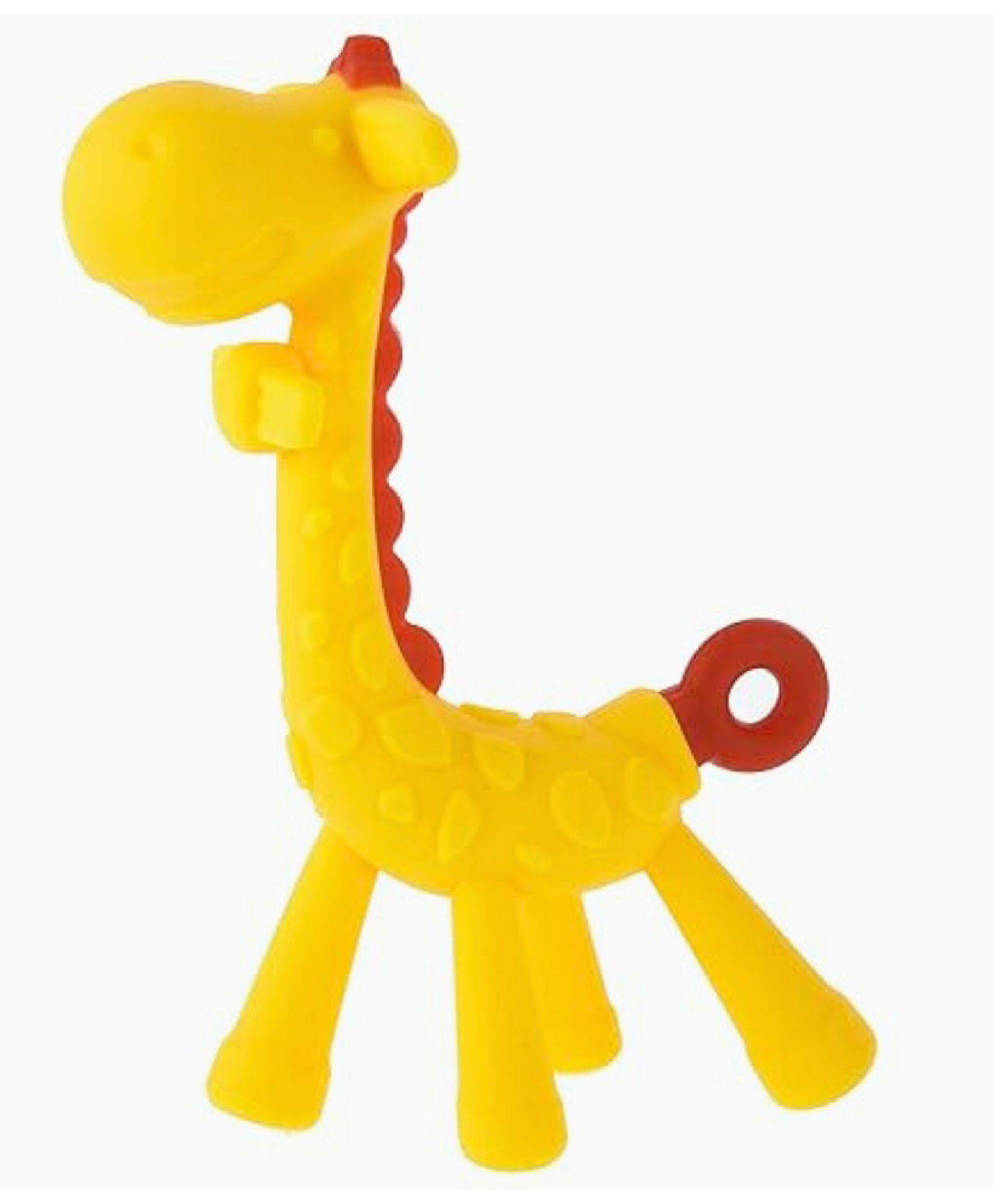 ZoZoBaa Giraffe Soft Silicone Teether for Baby Gums, Teething Toys for Babies, BPA Free, Pain-Relief, Non-Toxic, 100% Food Grade, Soothing & Smooth Edges Easy to Grasp Chewable - Yellow (Pack of 1)-image-34