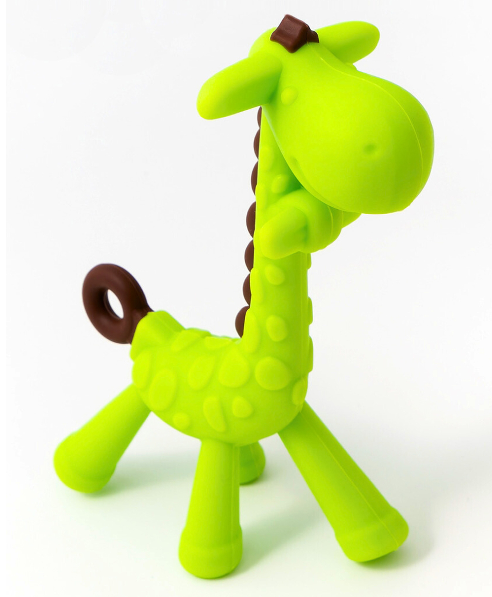 ZoZoBaa Giraffe Soft Silicone Teether for Baby Gums, Teething Toys for Babies, BPA Free, Pain-Relief, Non-Toxic, 100% Food Grade, Soothing & Smooth Edges Easy to Grasp Chewable - Green (Pack of 1)-image-24