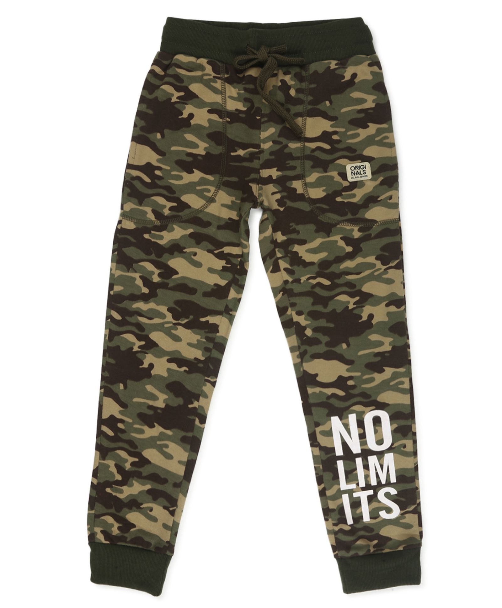 ALAN JONES Cotton Blend Knit Camouflage Printed Pajama - Olive-picture-15