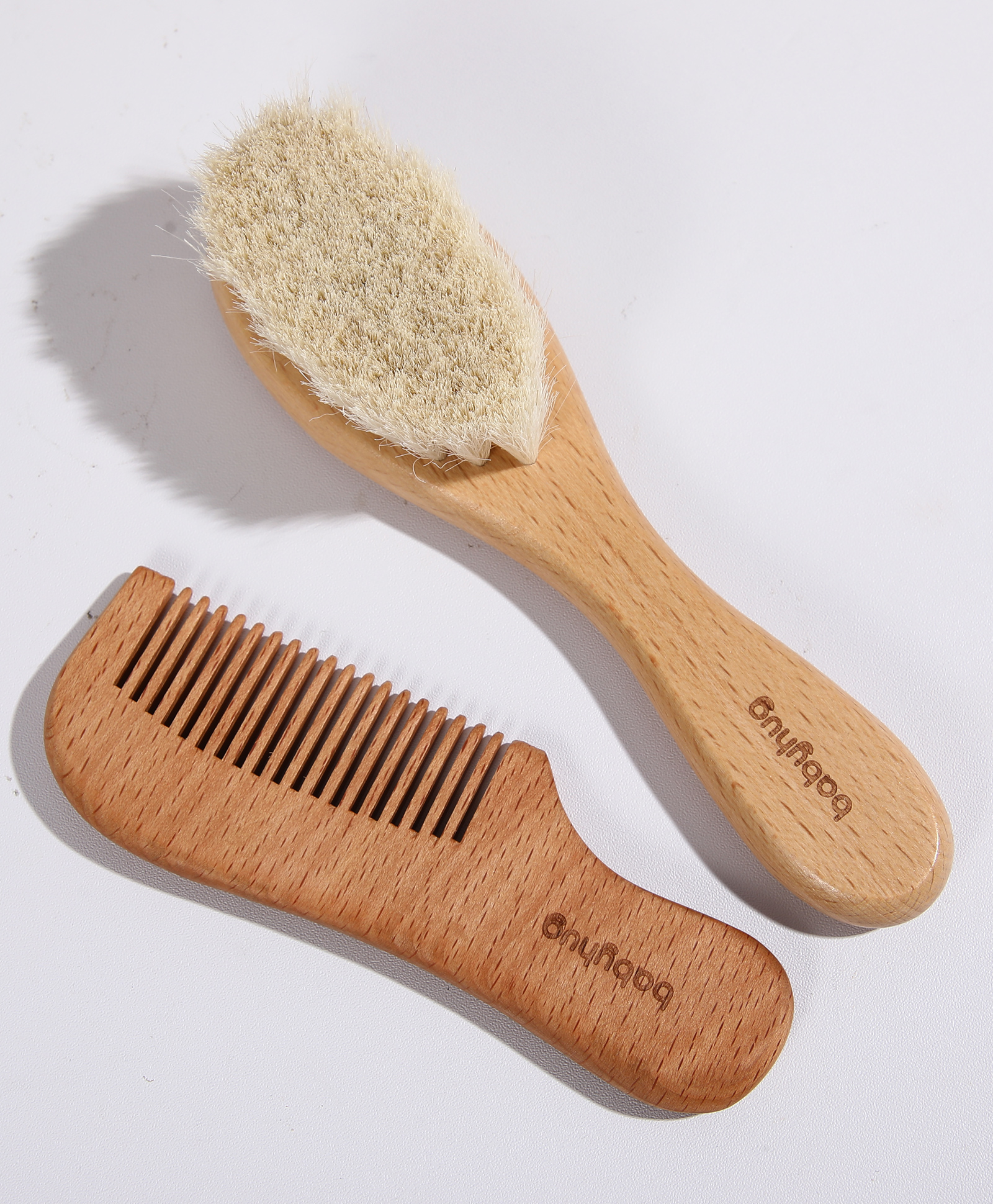 Babyhug Brush & Comb Set Natural - Brown-image-6