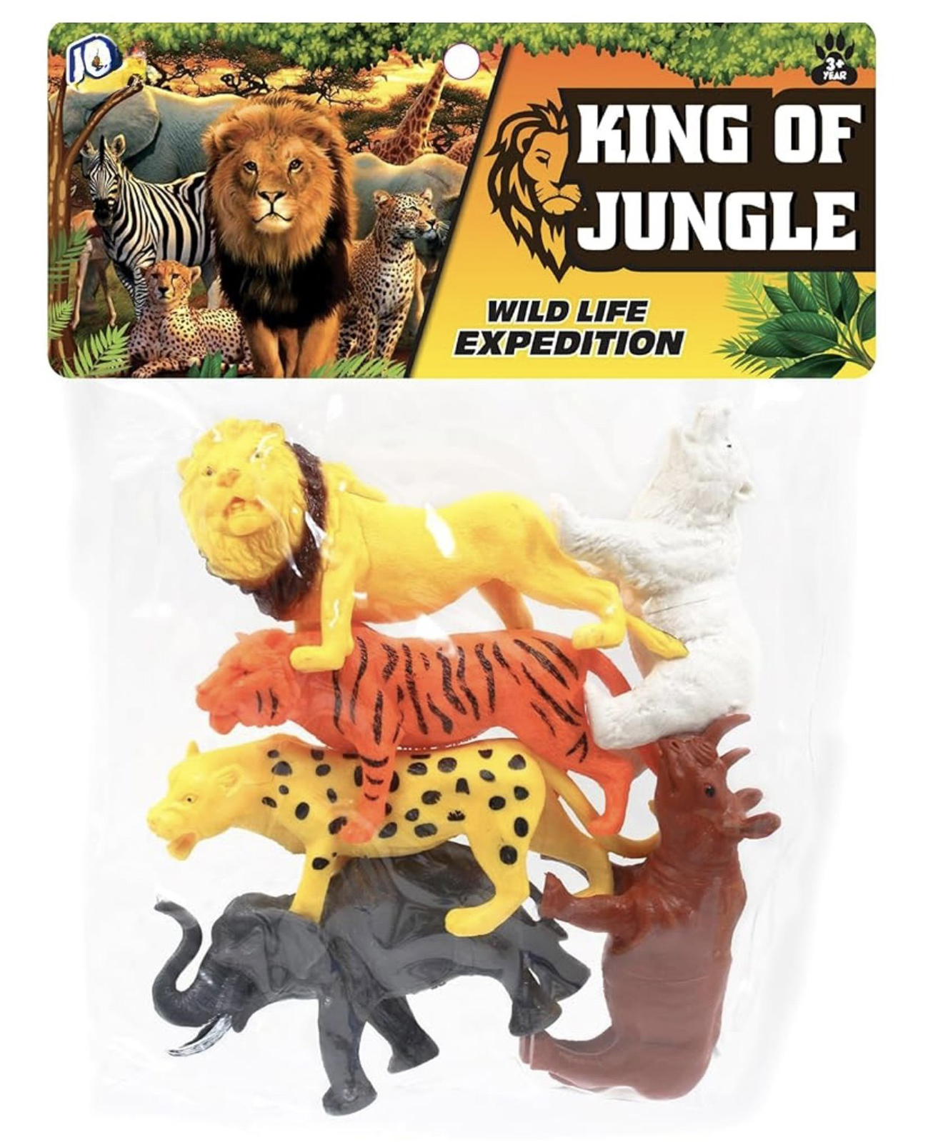 ARCADE TOYS Animal Figures Play Set for Kids(Set of 6) - Colour may vary-picture-27