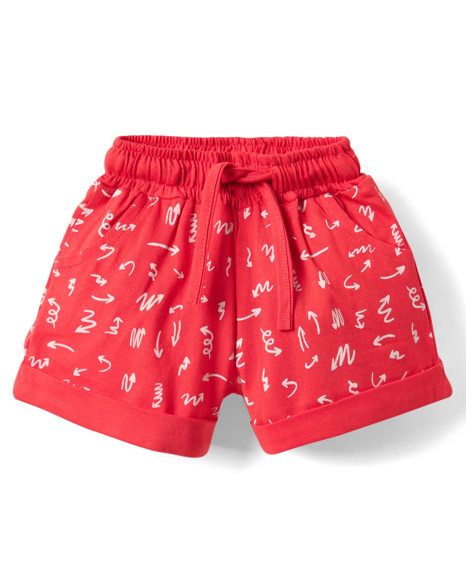Enfance Core Arrows Printed Shorts - Orange-picture-19