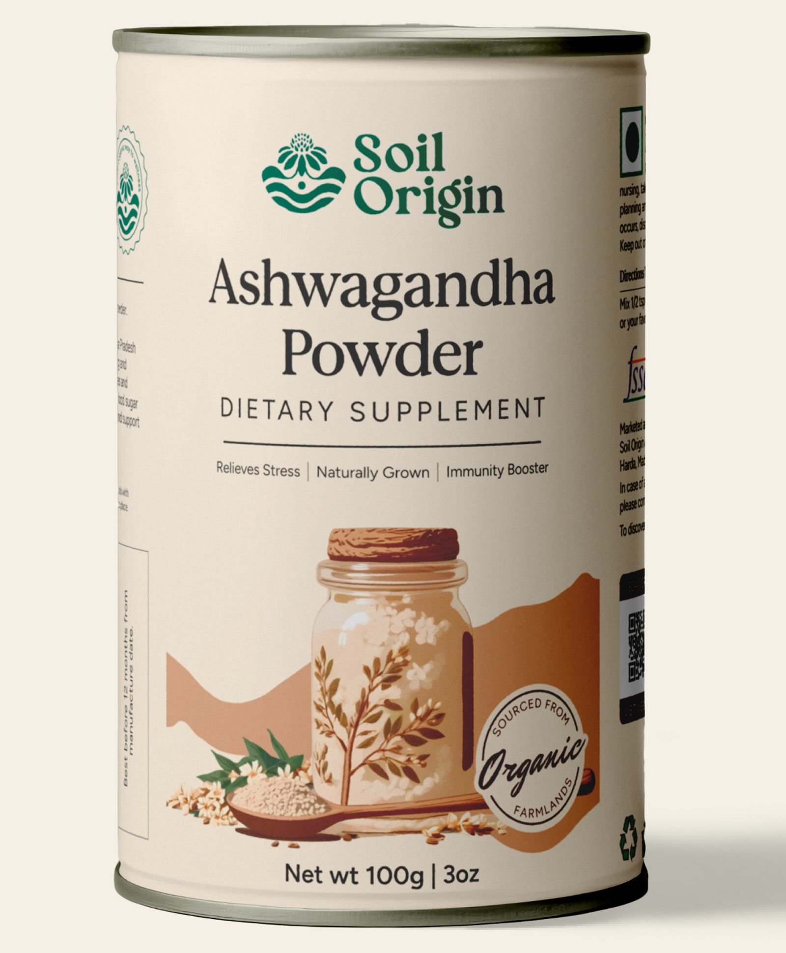Soil Origin Ashwagandha Powder -100 g-image-20